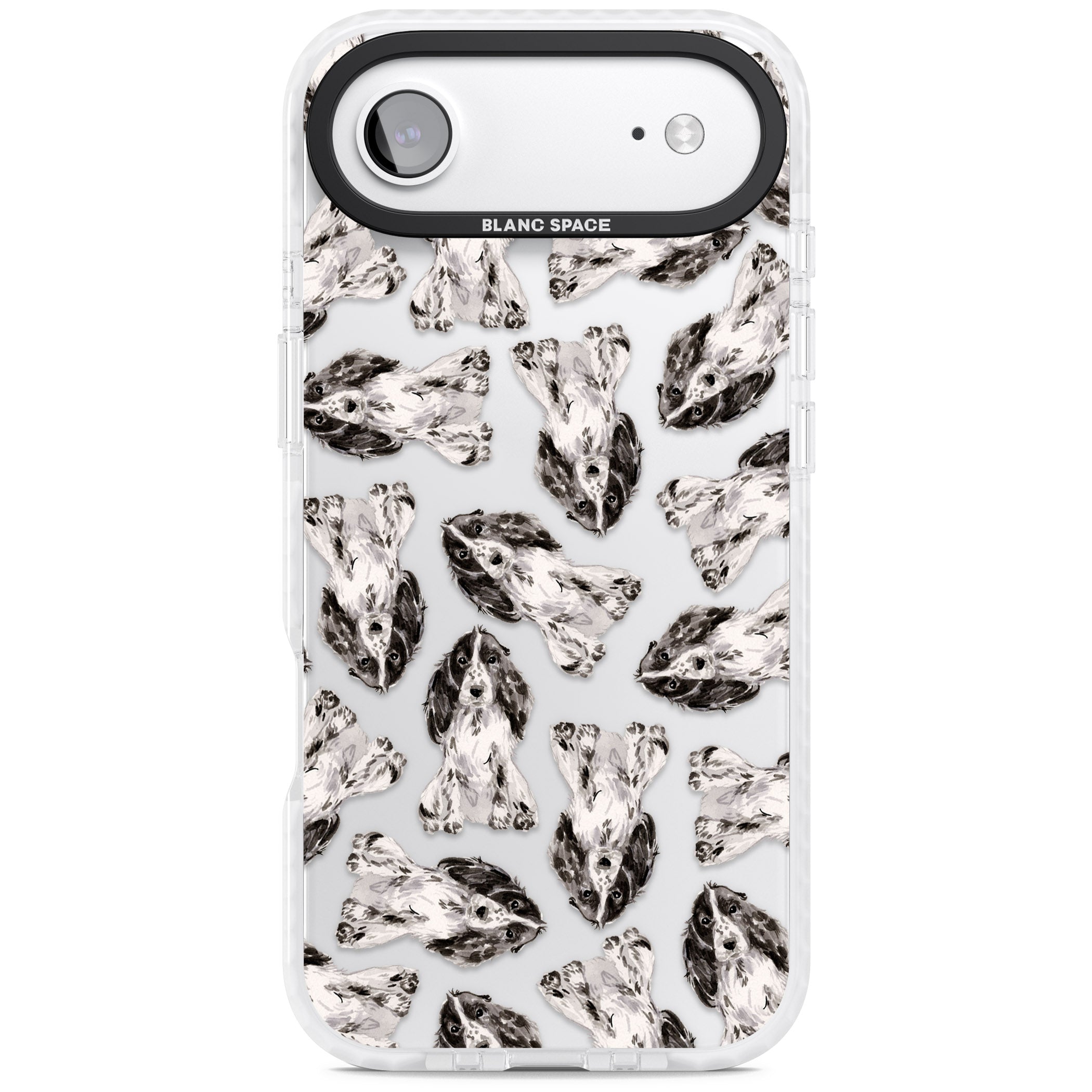 Cocker Spaniel Watercolor Elegance iPhone 17 Air Impact Clear Phone Case