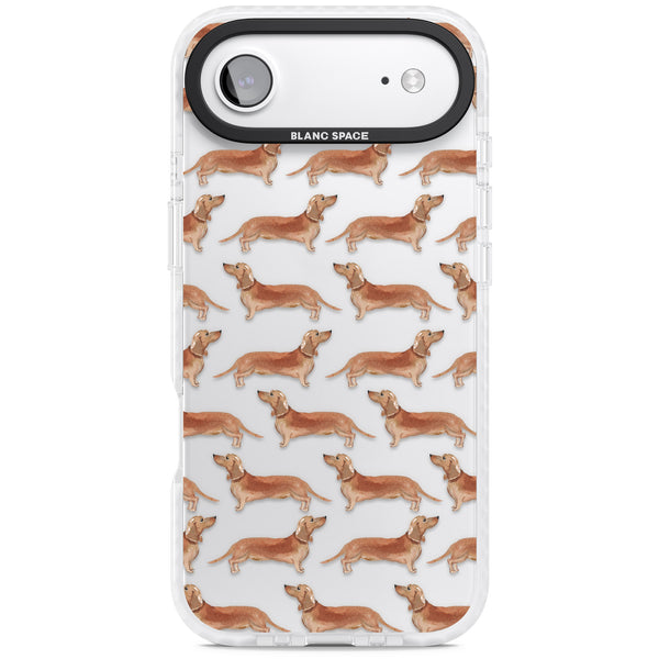 Dachshund Watercolor Dog Pattern