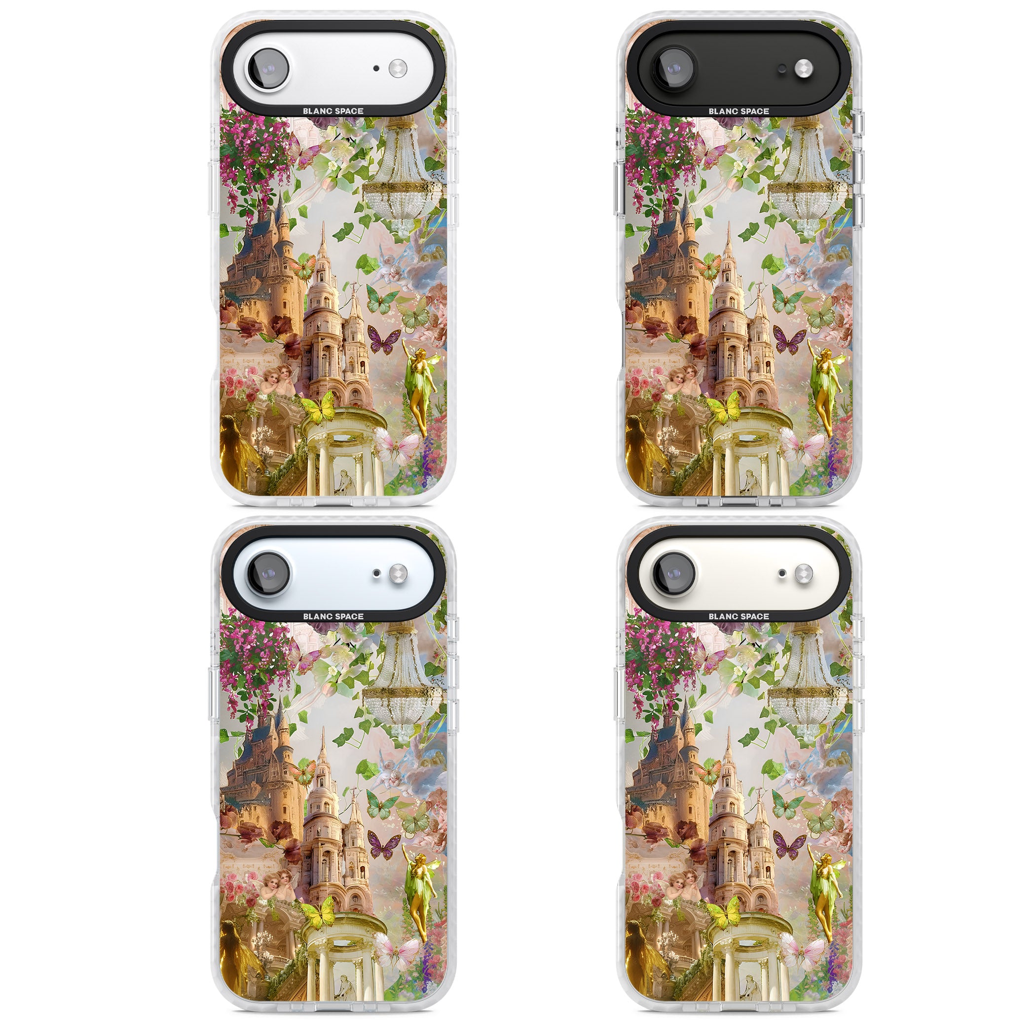 Fairies & Castles Collage iPhone 17 Air Impact Clear Phone Case APT Impact Protection