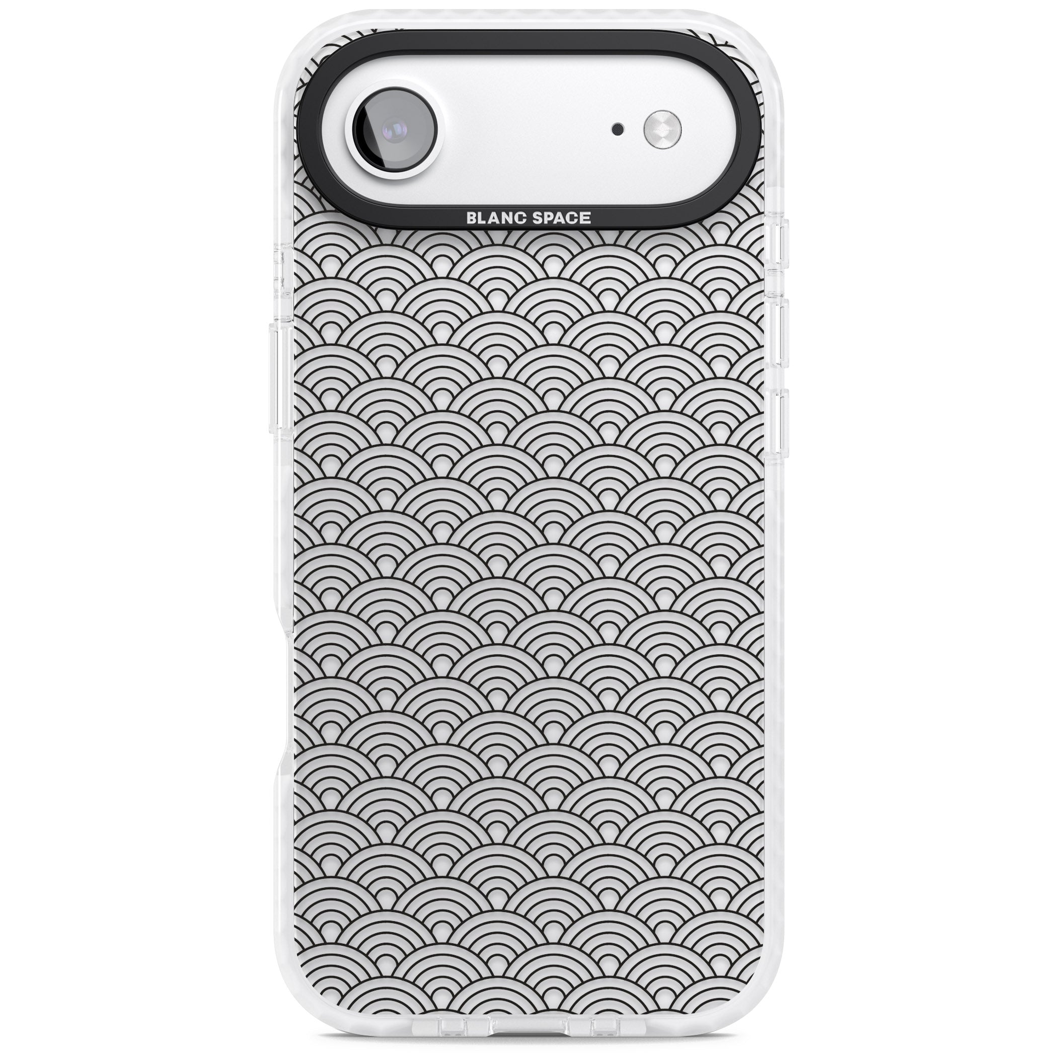 Scalloped Waves iPhone 17 Air Impact Clear Phone Case