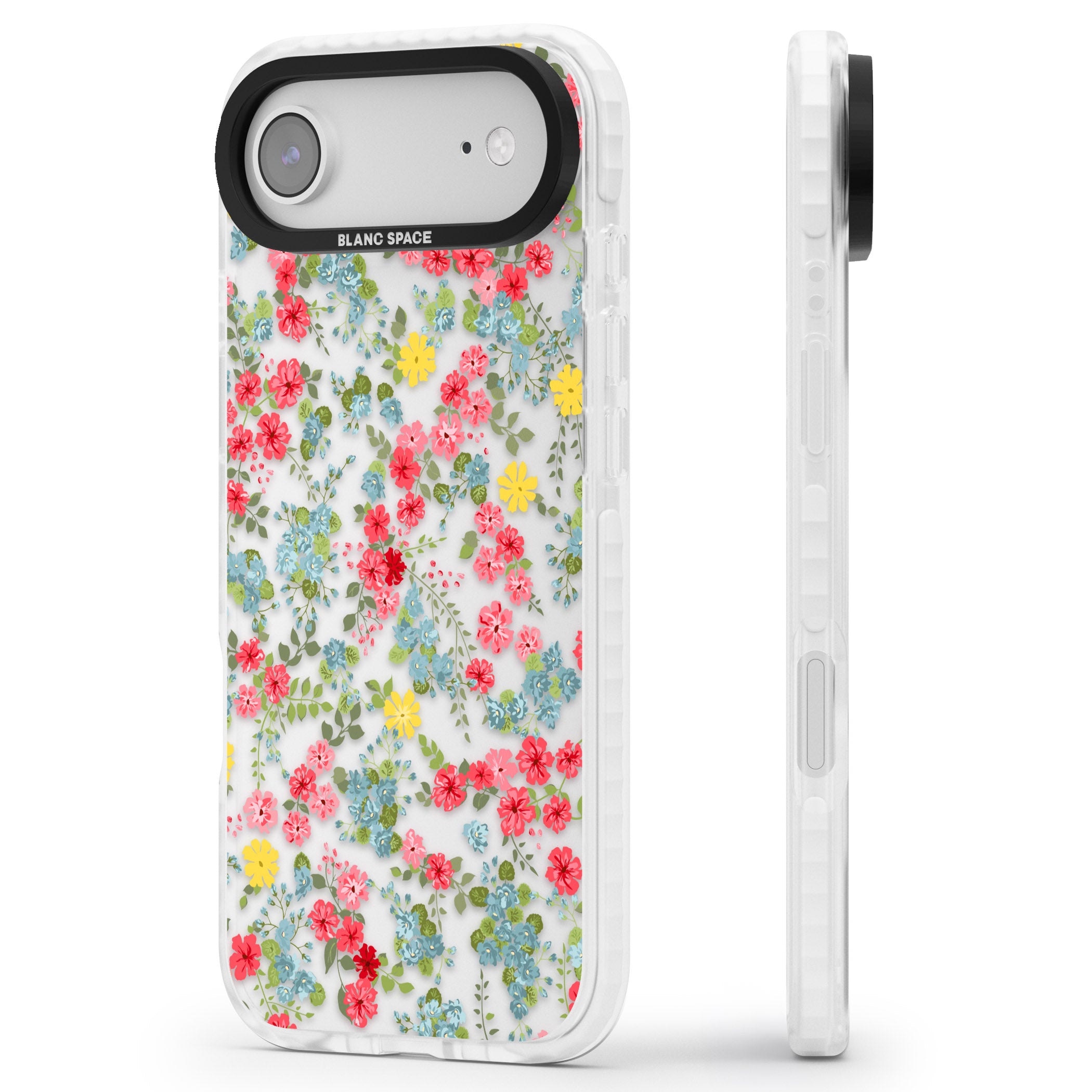 Sanremo Meadow iPhone 17 Air Impact Clear Phone Case Side Profile