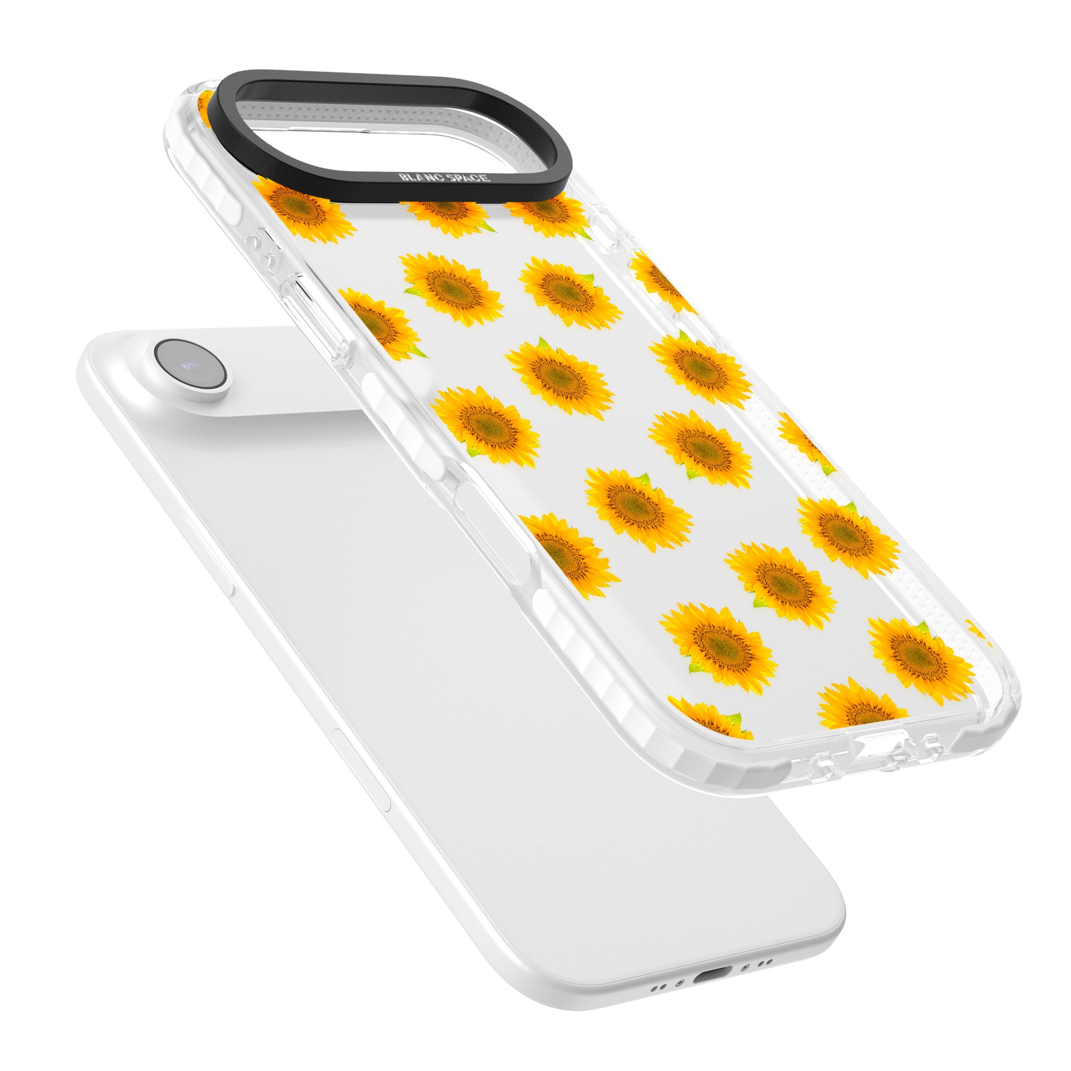 Sunflower Flourish iPhone 17 Air Impact Clear Phone Case Colours