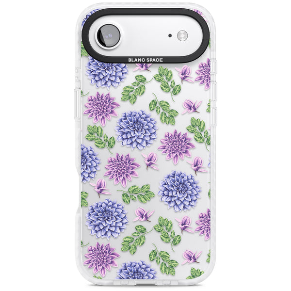 Purple Dahlias Floral