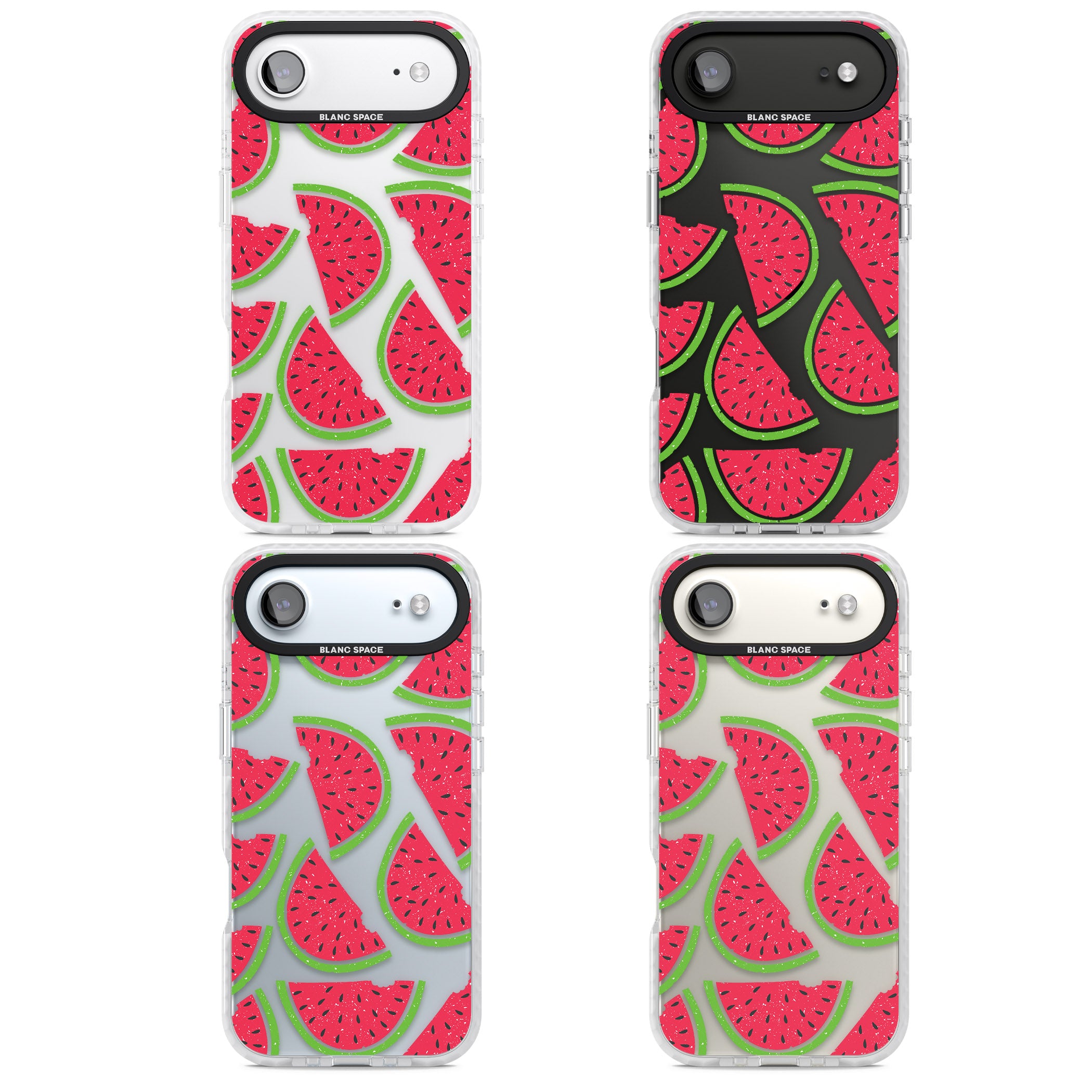 Watermelon Pattern iPhone 17 Air Impact Clear Phone Case APT Impact Protection