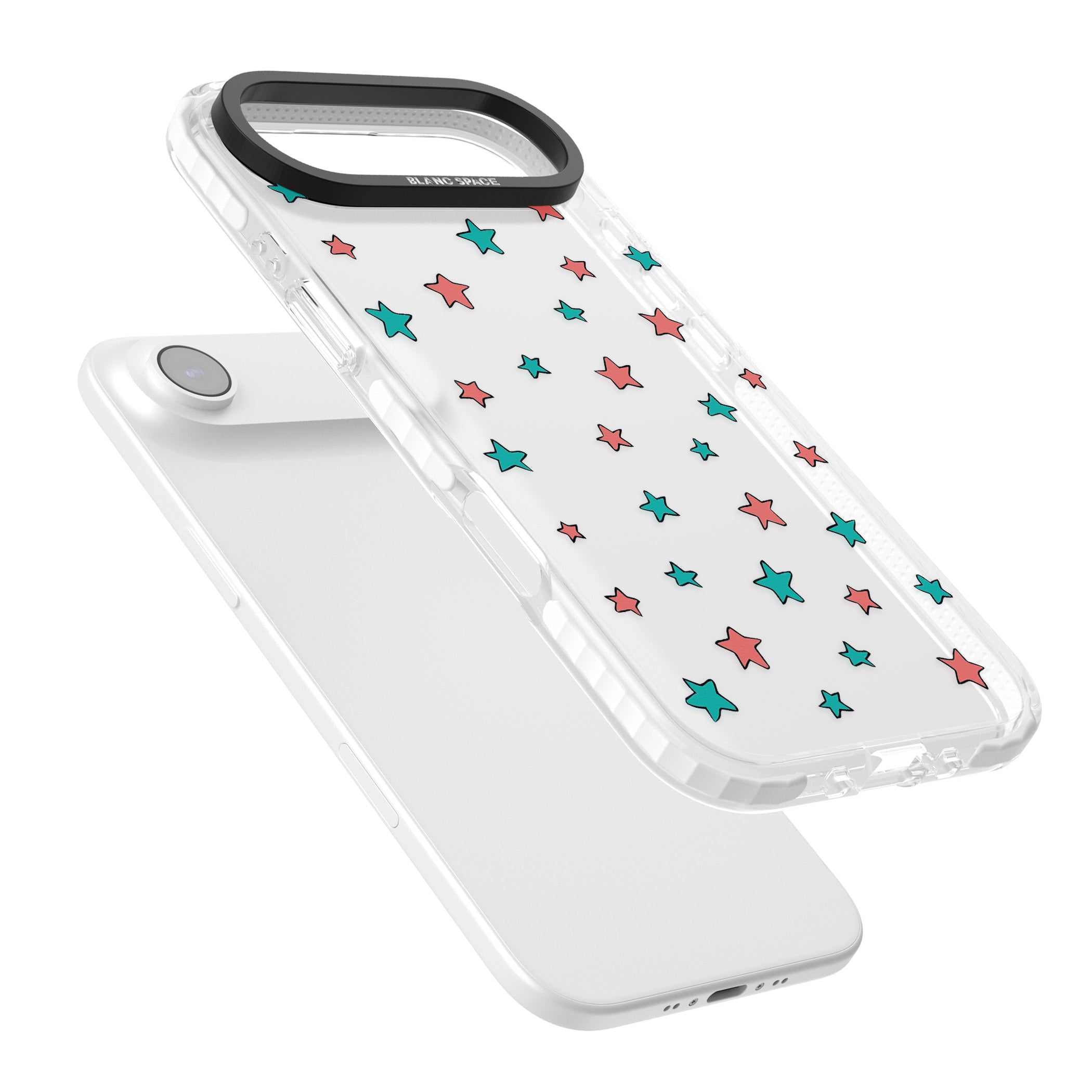Heartstopper Stars Pattern iPhone 17 Air Impact Clear Phone Case Colours
