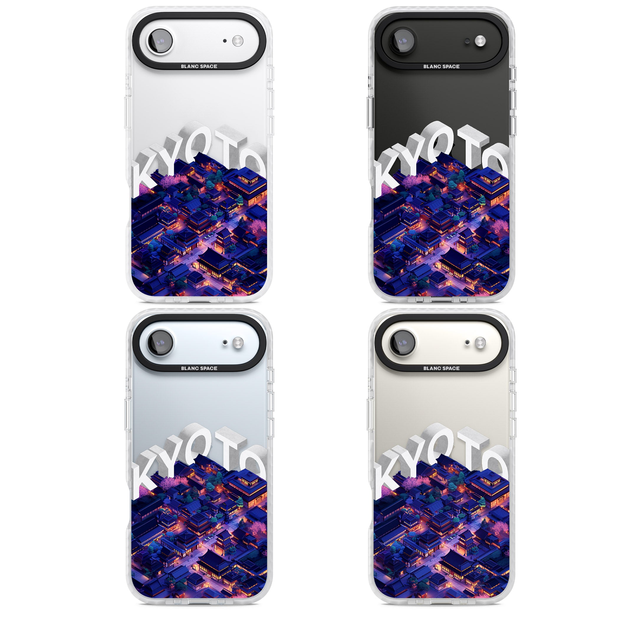 Kyoto iPhone 17 Air Impact Clear Phone Case APT Impact Protection