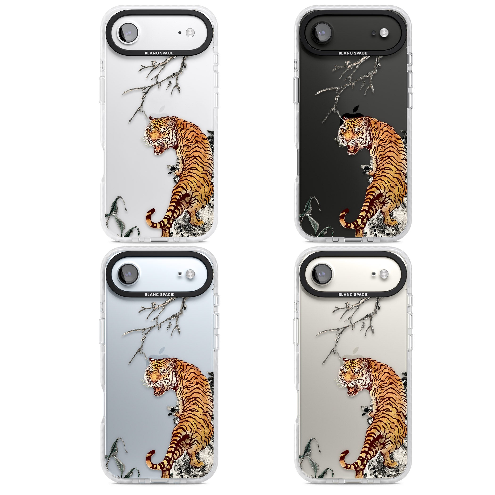 Roaring Tiger iPhone 17 Air Impact Clear Phone Case APT Impact Protection