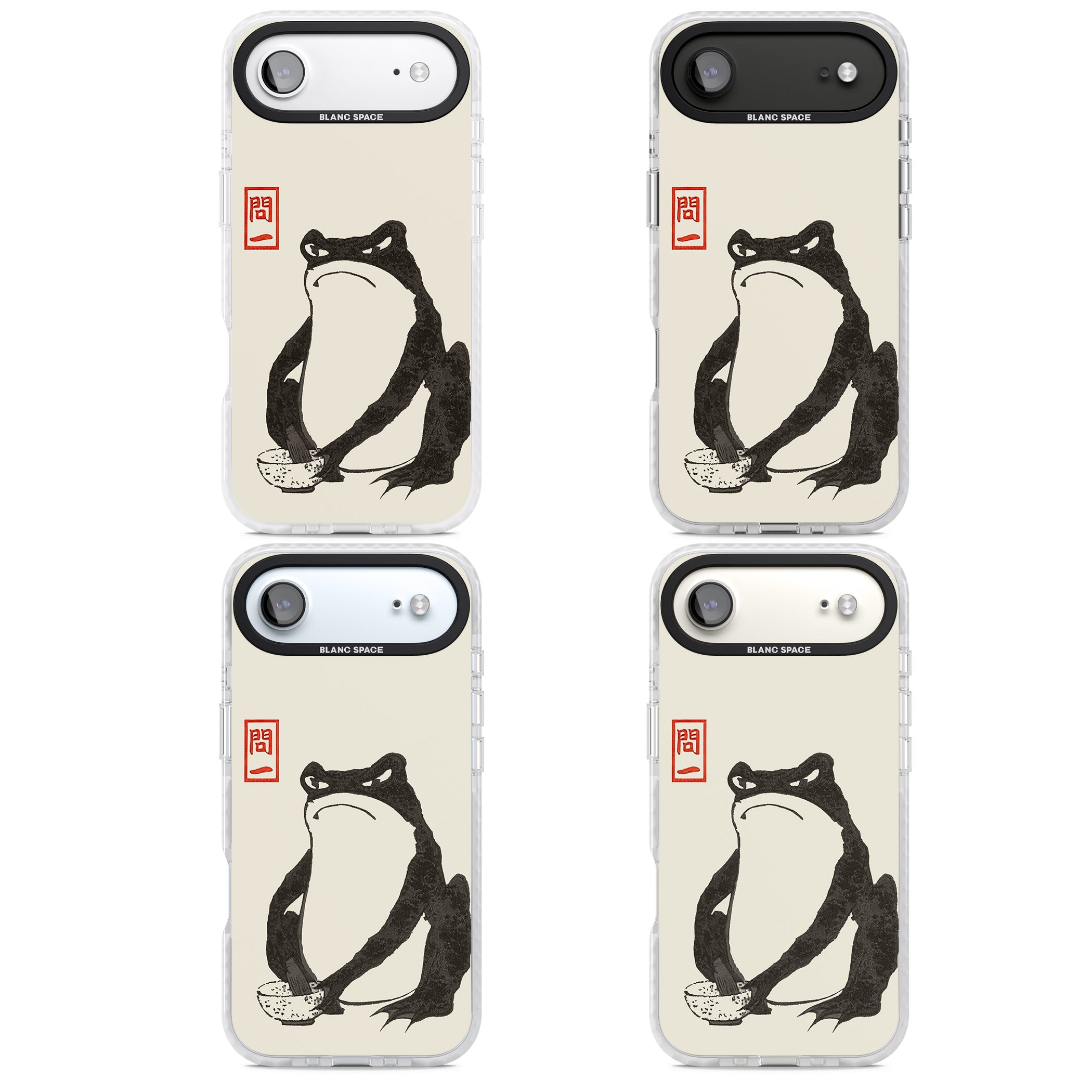 Matsumoto Hoji Grumpy Toad iPhone 17 Air Impact Clear Phone Case APT Impact Protection