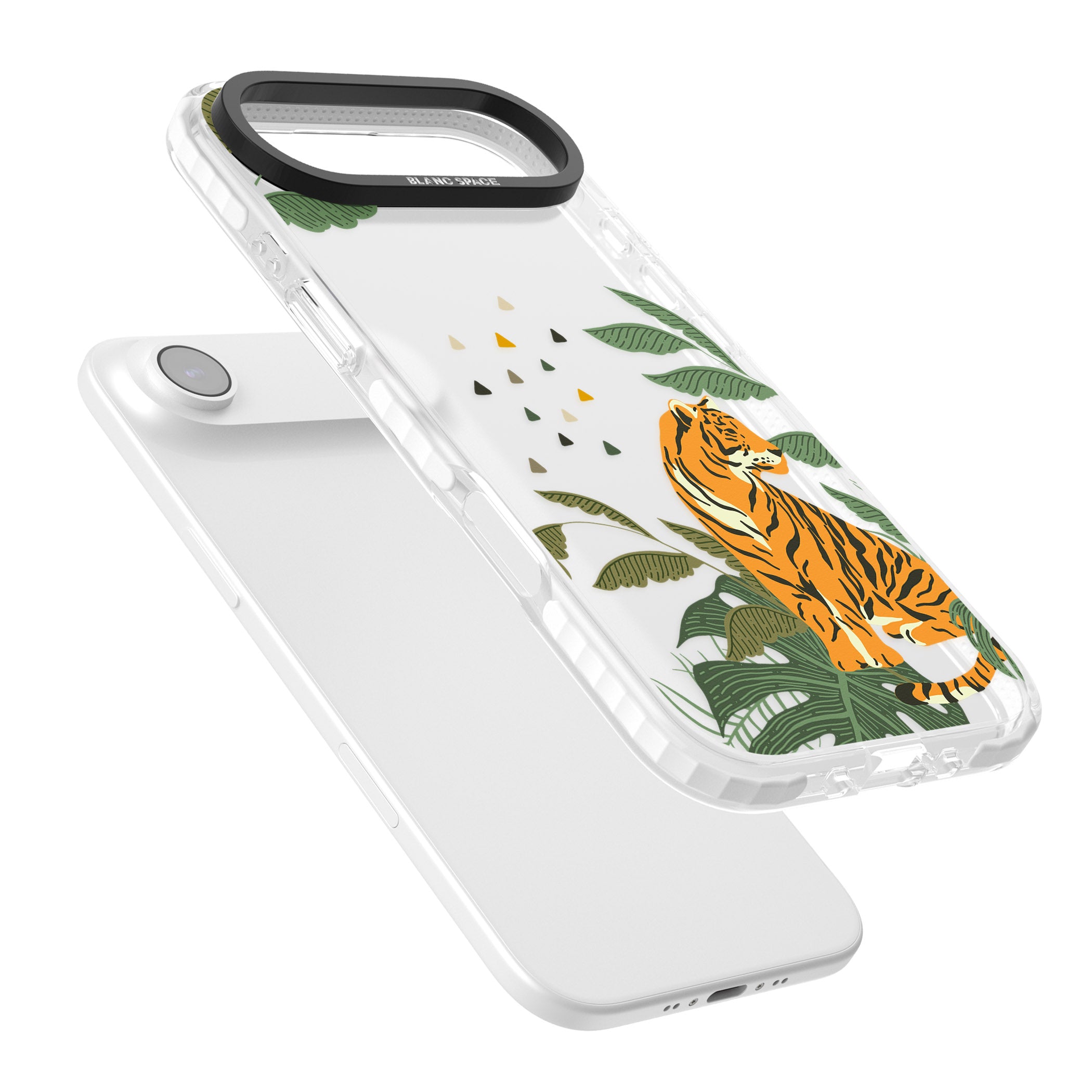 Tiger Jungle iPhone 17 Air Impact Clear Phone Case Colours
