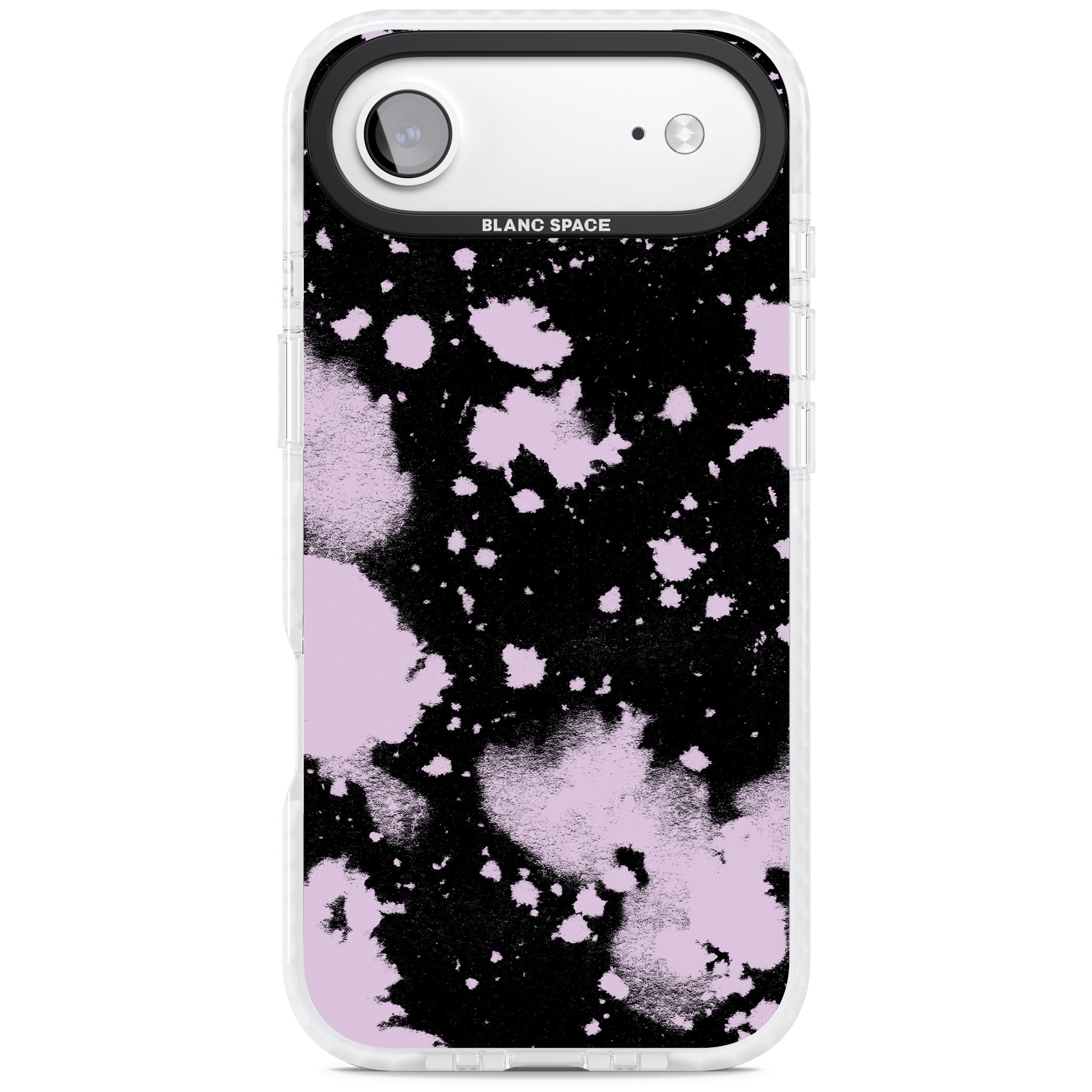 Pink & Black Acid Wash Tie Dye iPhone 17 Air Impact Pro Clear Phone Case