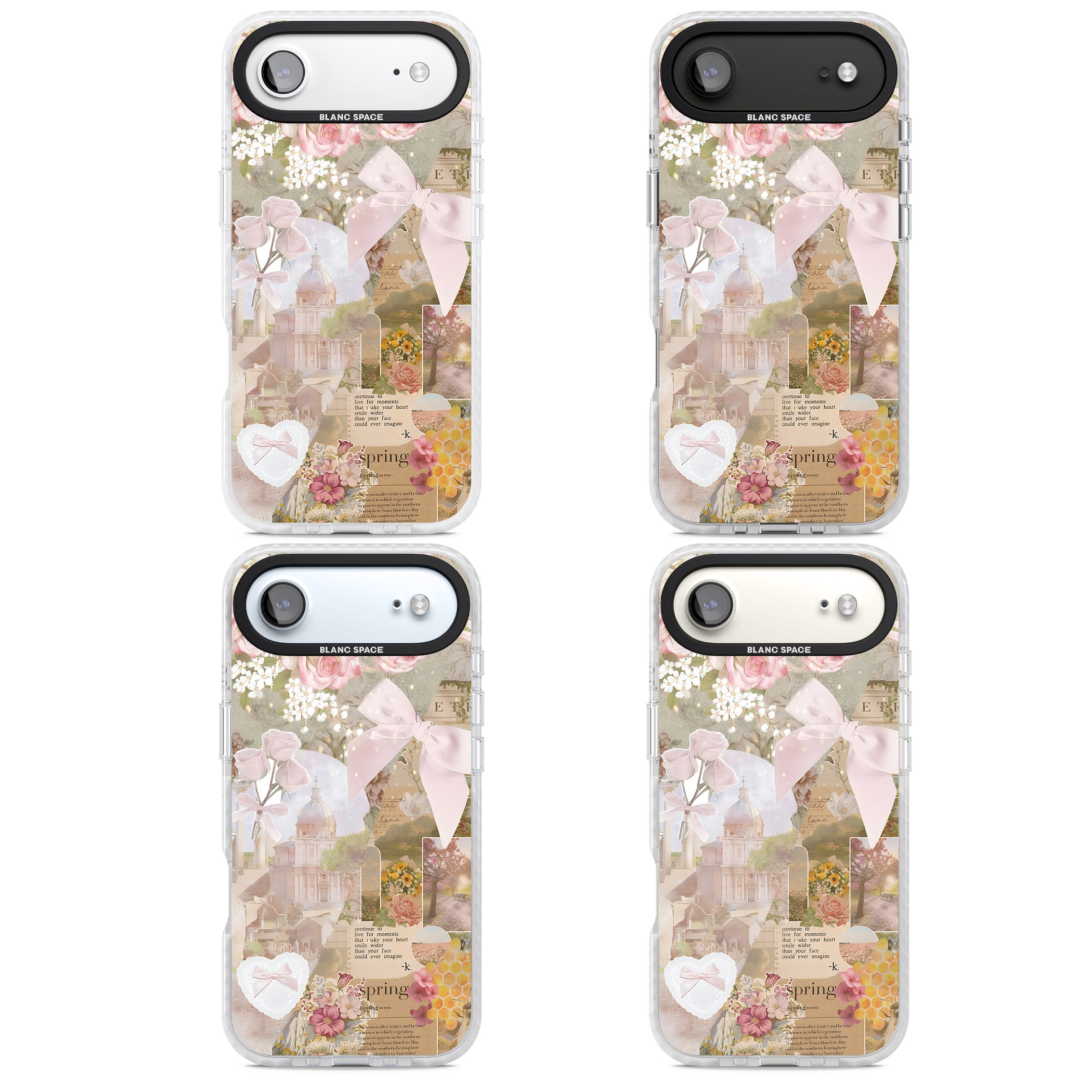 Coquette Collage iPhone 17 Air Impact Pro Clear Phone Case APT Impact Protection