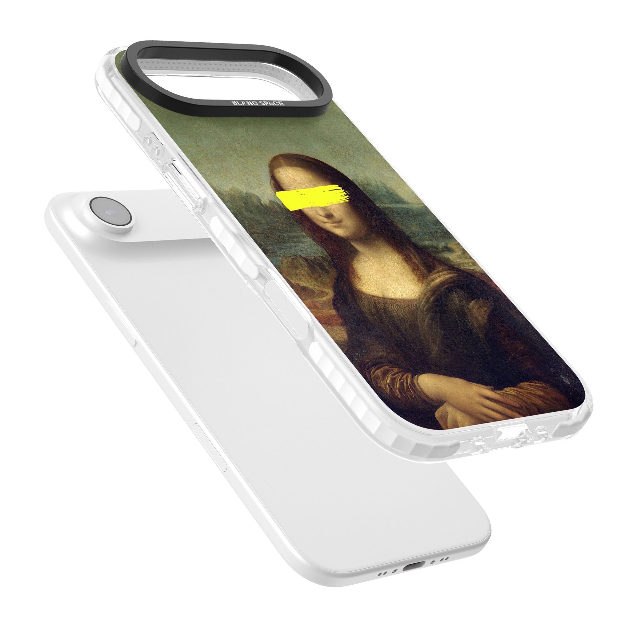 Vandaled Mona Lisa iPhone 17 Air Impact Pro Clear Phone Case Colours