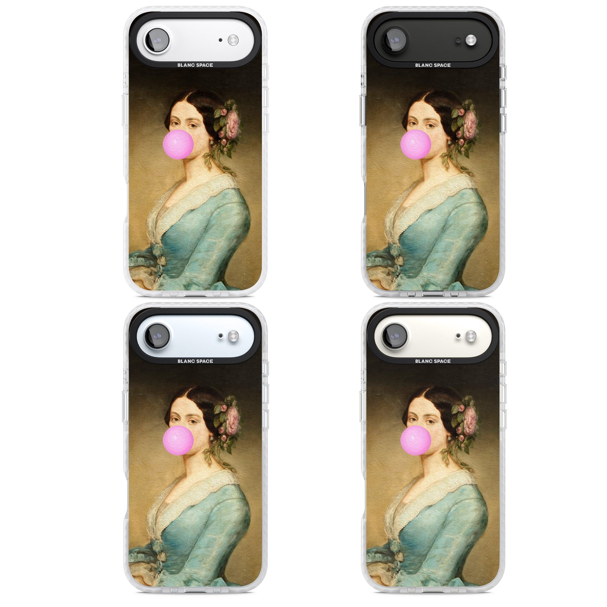 Bubblegum Renaissance iPhone 17 Air Impact Pro Clear Phone Case APT Impact Protection