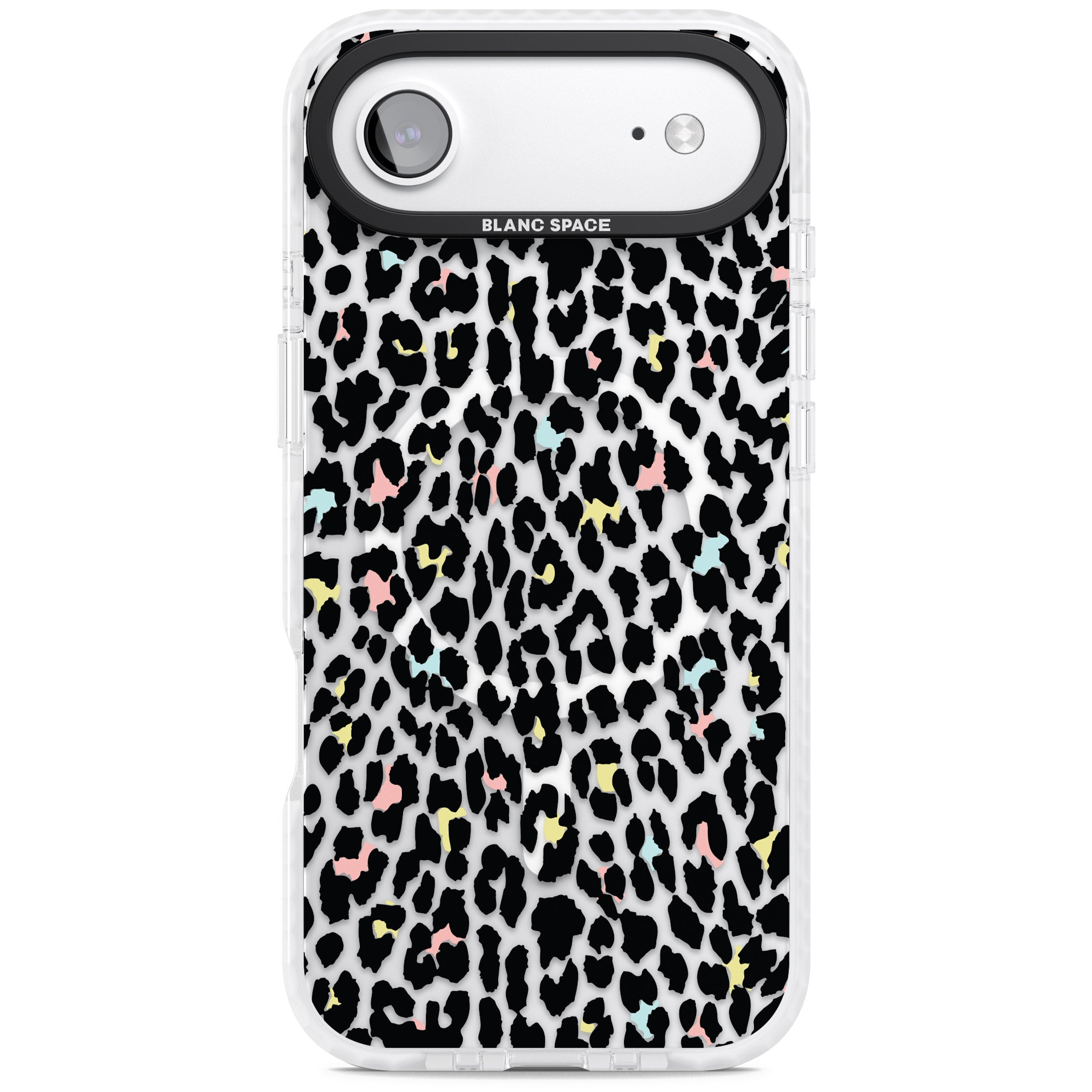 Pastel Leopard Print iPhone 17 Air Impact Pro Clear Phone Case
