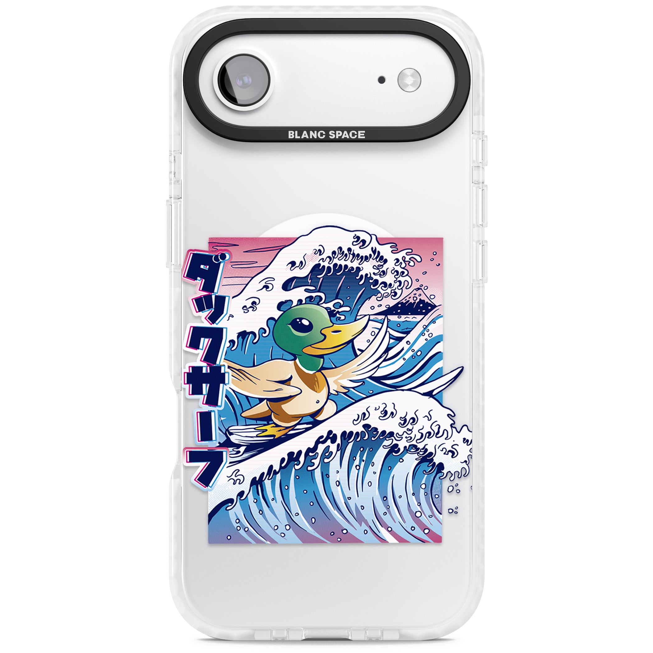 Duck Surf iPhone 17 Air Impact Pro Clear Phone Case