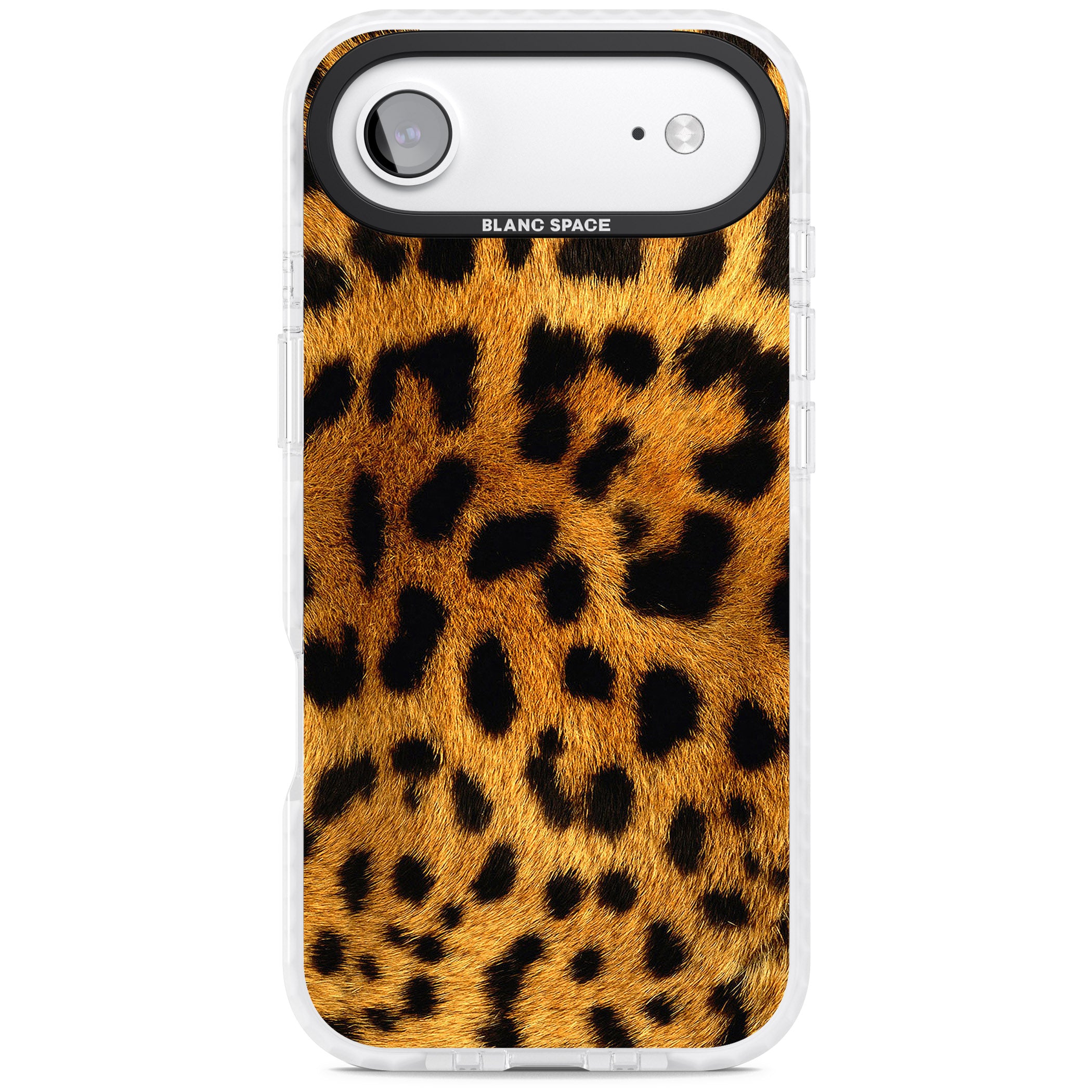 Leopard Print iPhone 17 Air Impact Pro Clear Phone Case