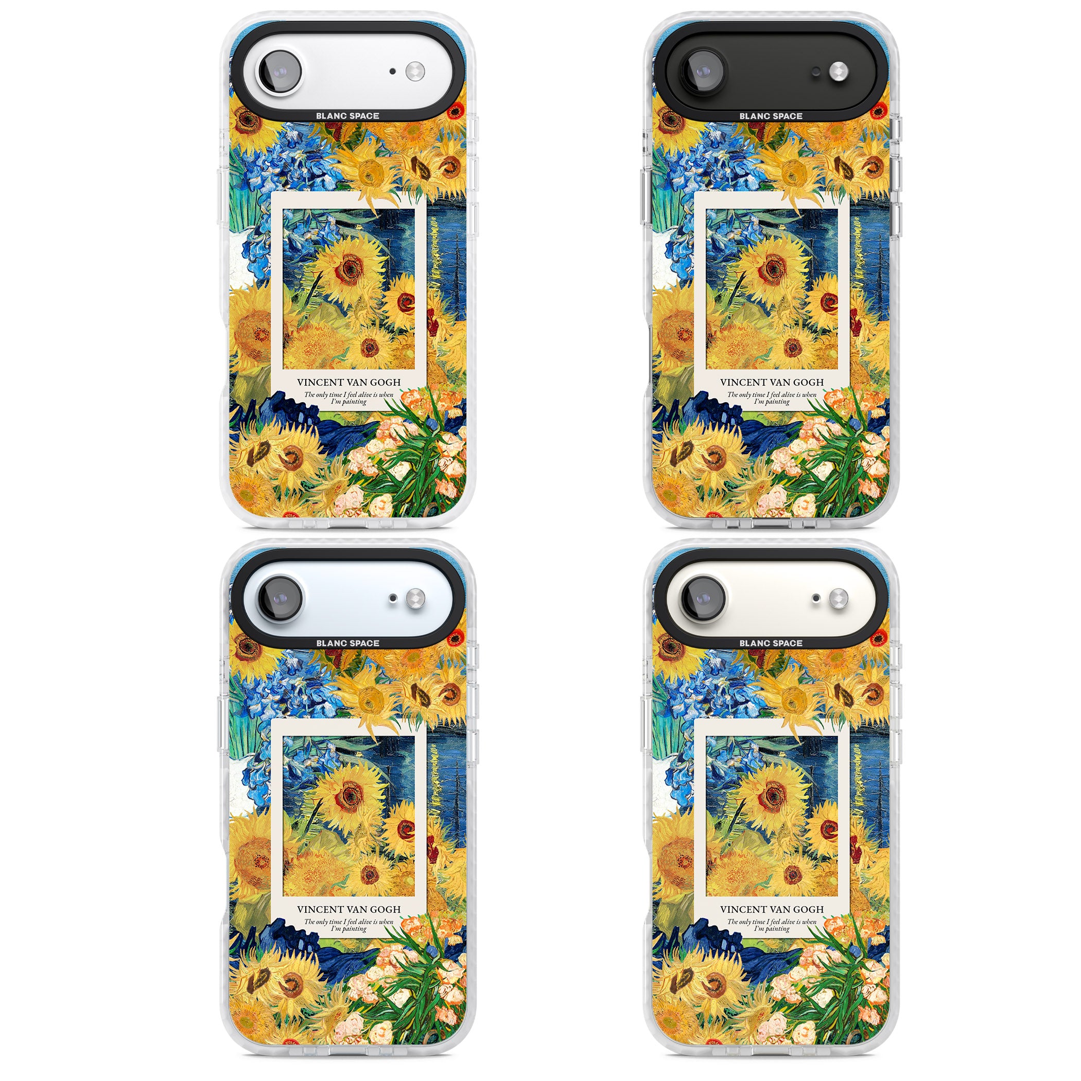 Van Gogh Sunflowers iPhone 17 Air Impact Pro Clear Phone Case APT Impact Protection