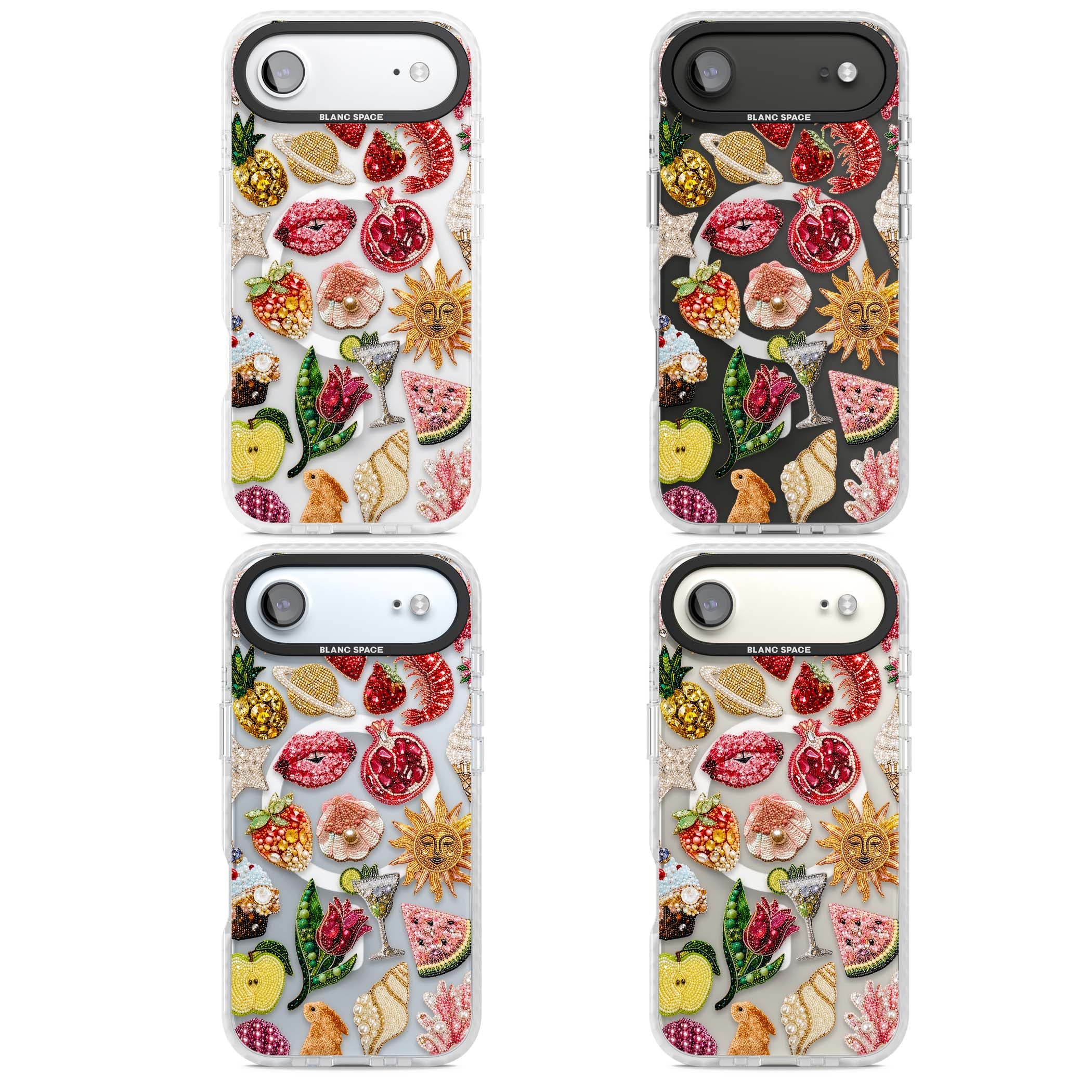 Beaded Riviera coquette iPhone case | Impact Magsafe case for iPhone Air