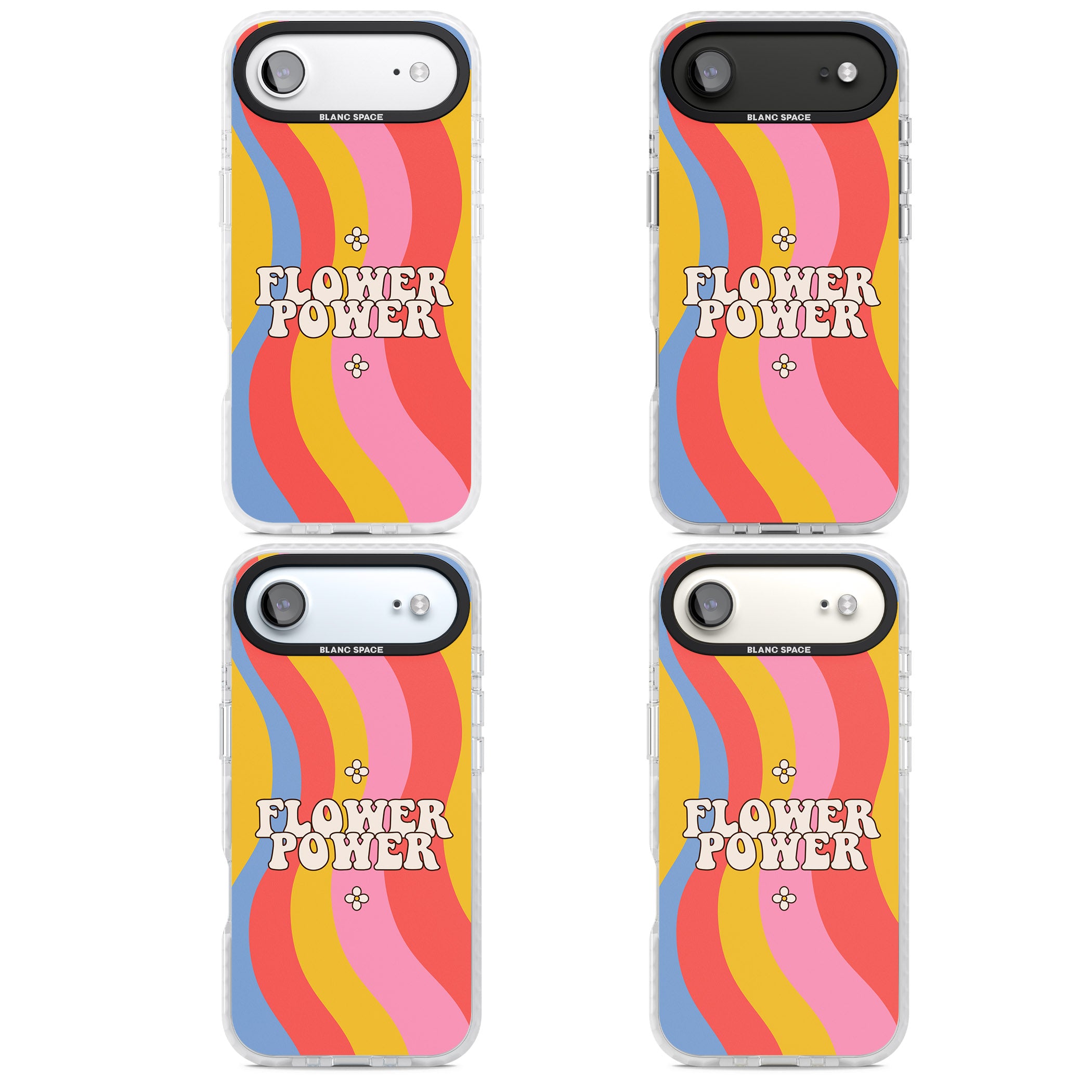 Melting Flower Power iPhone 17 Air Impact Pro Clear Phone Case APT Impact Protection