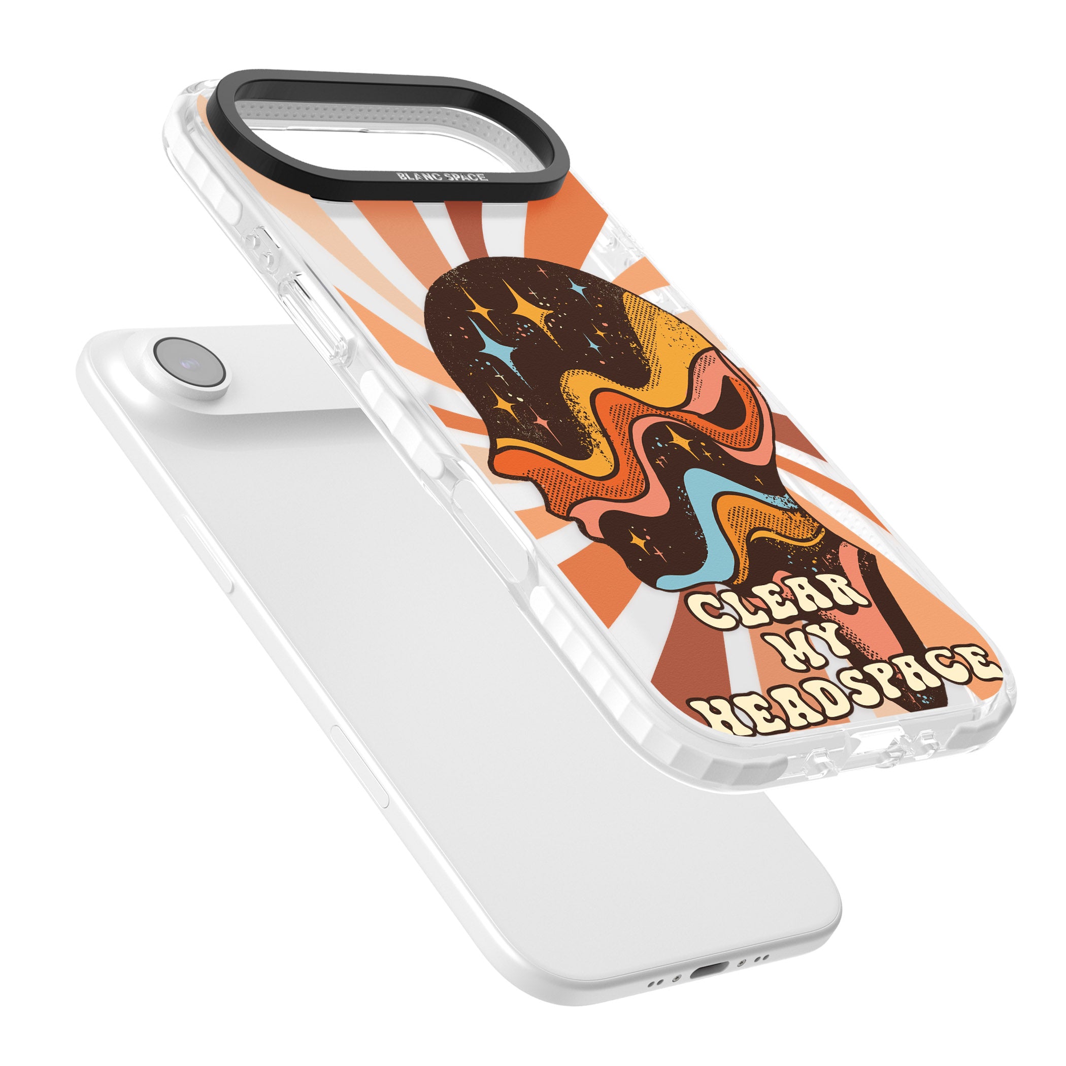 Clear My Headspace iPhone 17 Air Impact Pro Clear Phone Case Colours