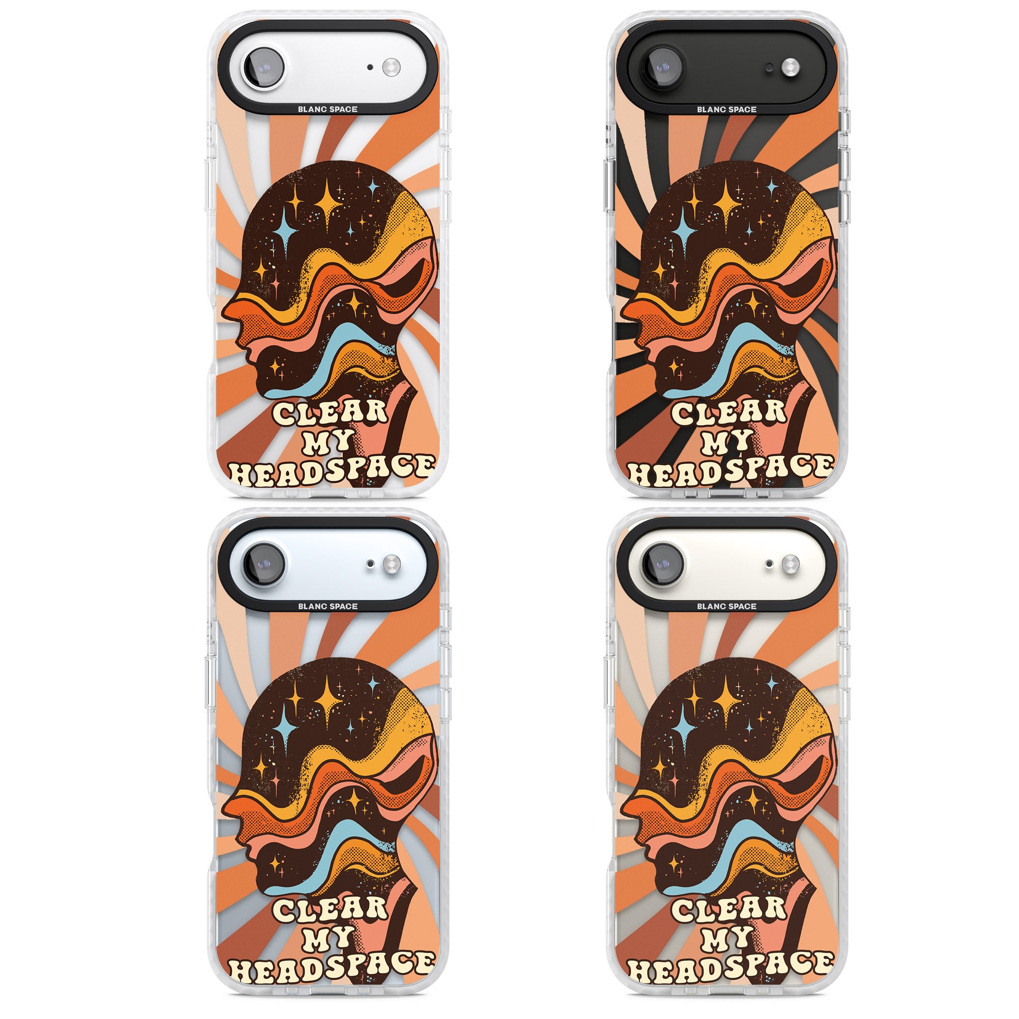 Clear My Headspace iPhone 17 Air Impact Pro Clear Phone Case APT Impact Protection