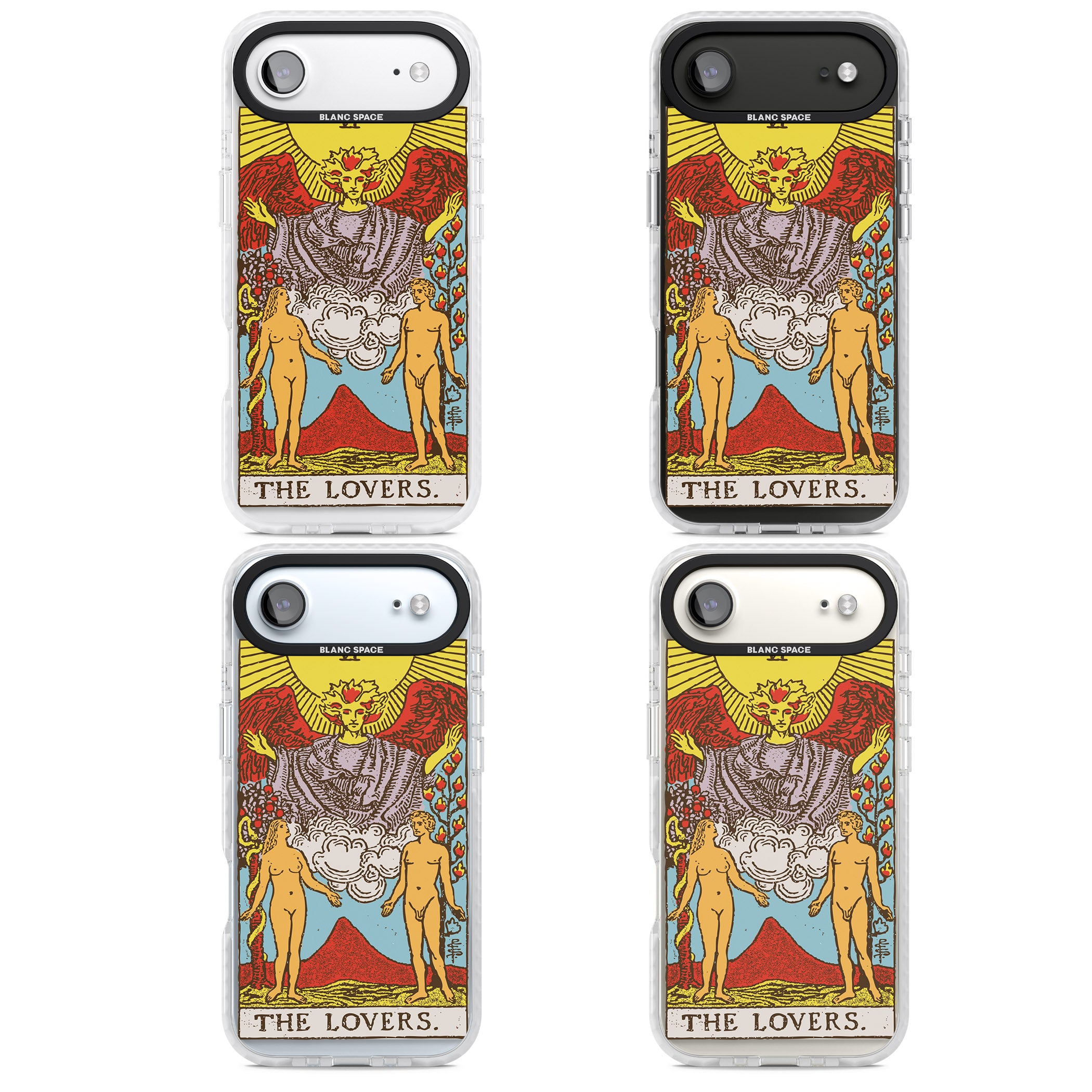 Personalised The Lovers Tarot Card (Color) iPhone 17 Air Impact Pro Clear Phone Case APT Impact Protection