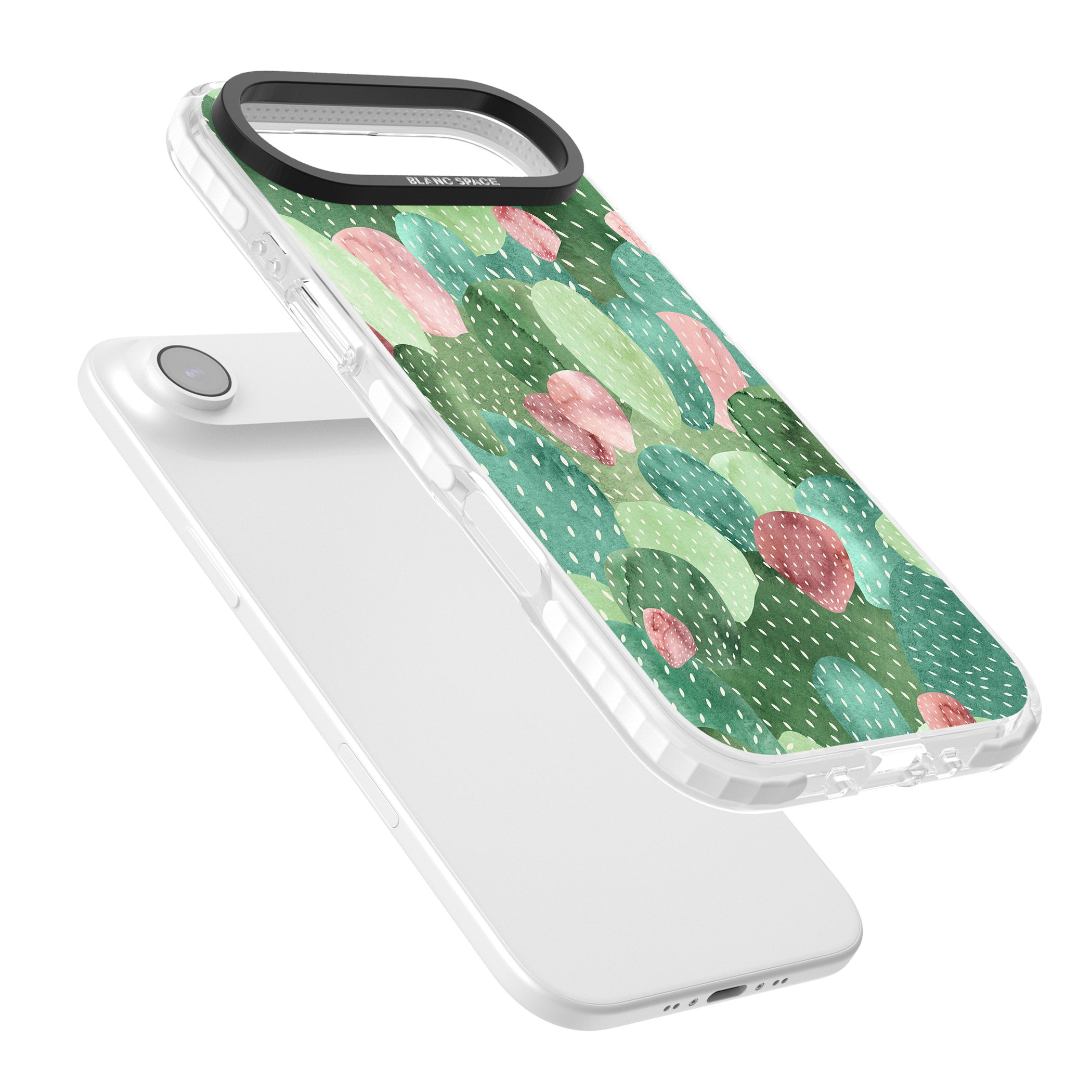 Cactus Charm iPhone 17 Air Impact Pro Clear Phone Case Colours