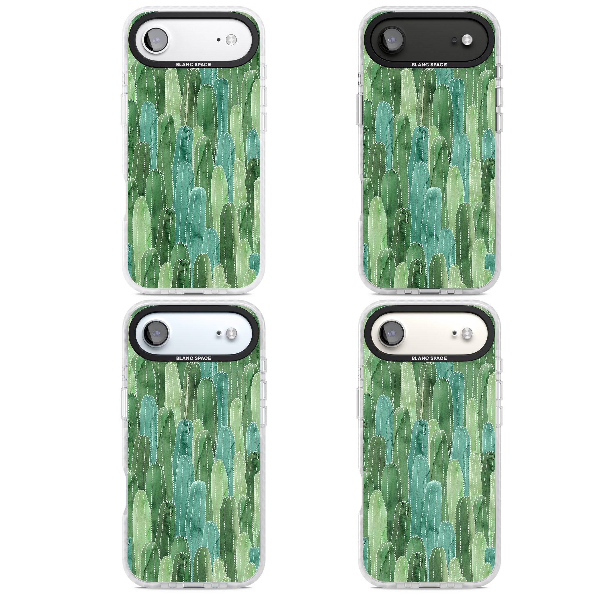 Skinny Cacti iPhone 17 Air Impact Pro Clear Phone Case APT Impact Protection