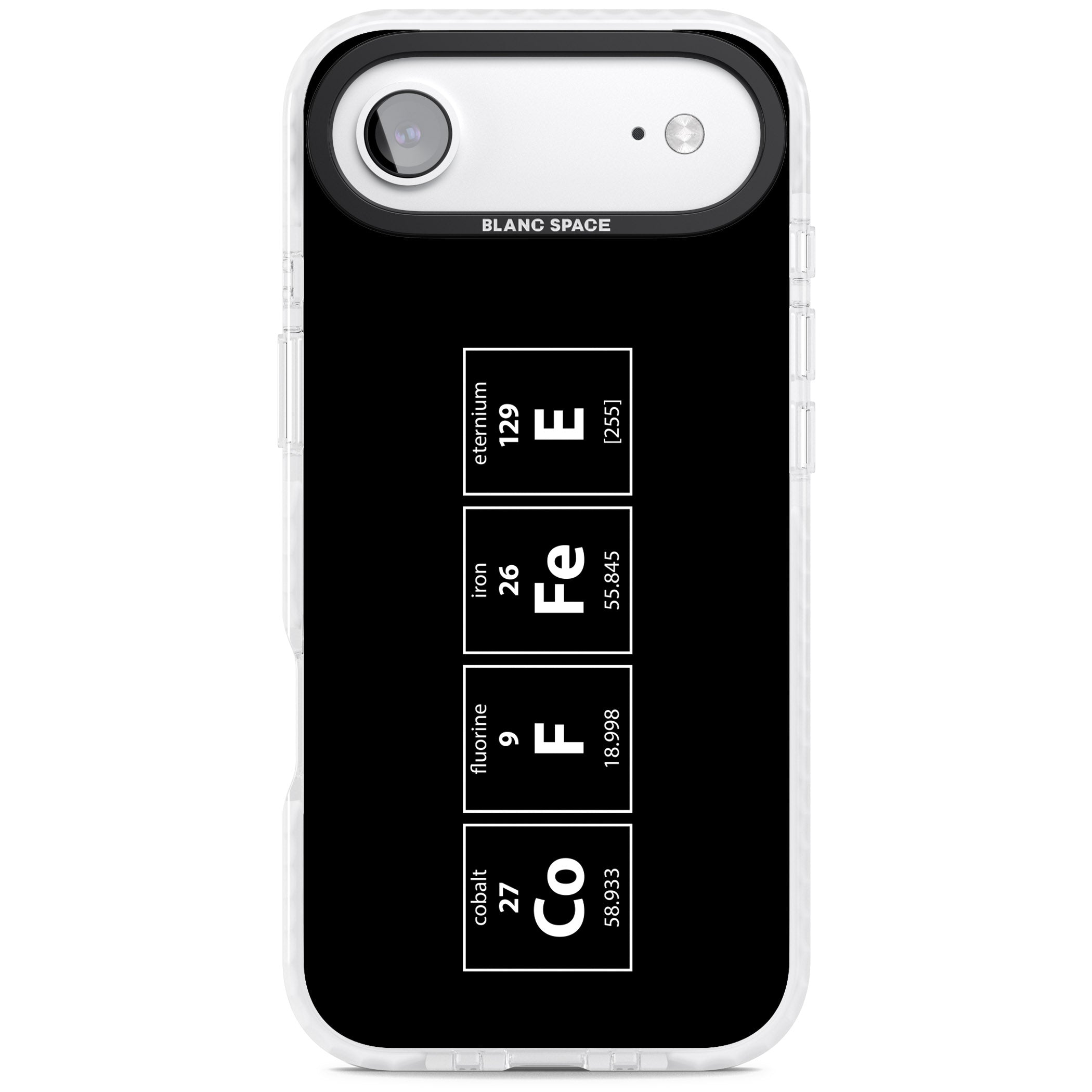 Coffee Element (Black) iPhone 17 Air Impact Pro Clear Phone Case