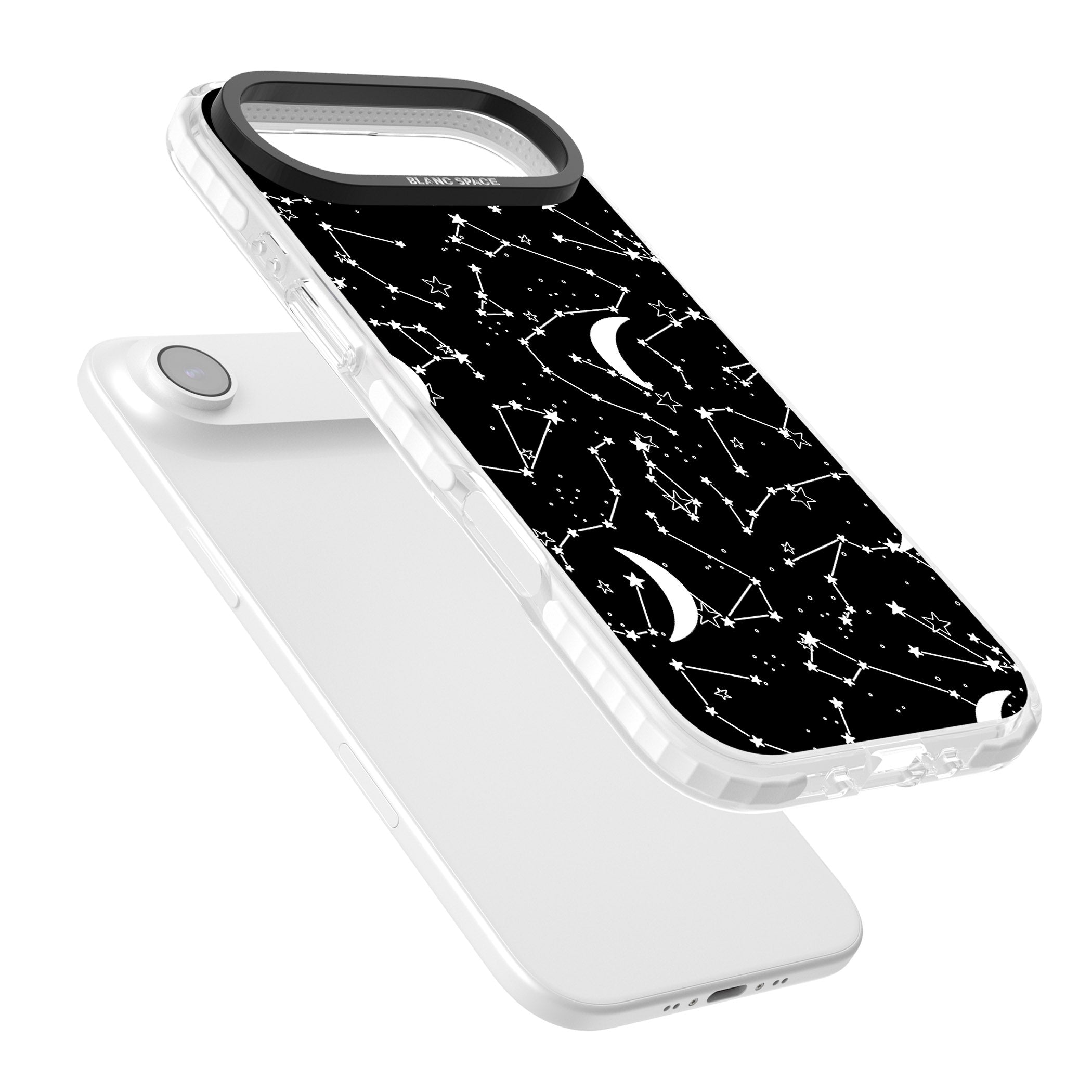 Black Celestial Constellations iPhone 17 Air Impact Pro Clear Phone Case Colours
