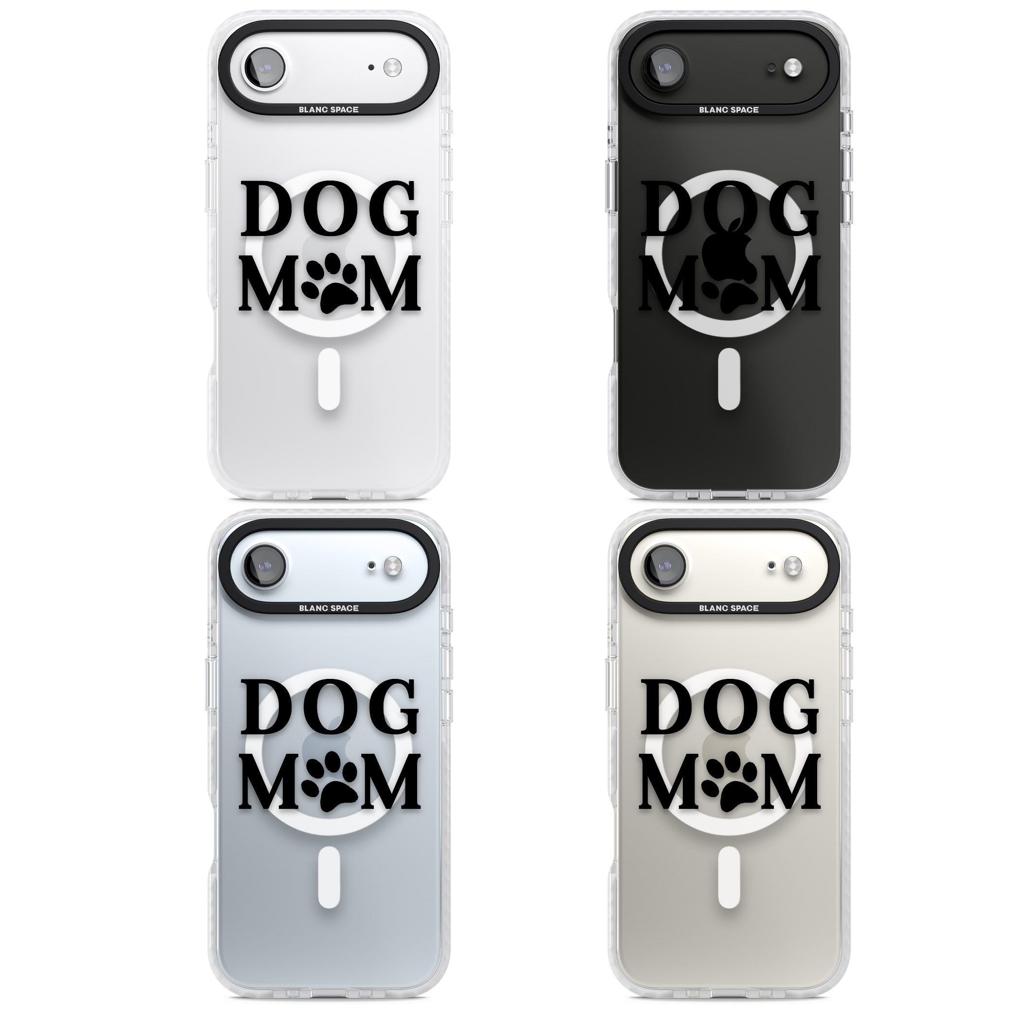 Dog Mom iPhone 17 Air Impact Pro Clear Phone Case APT Impact Protection