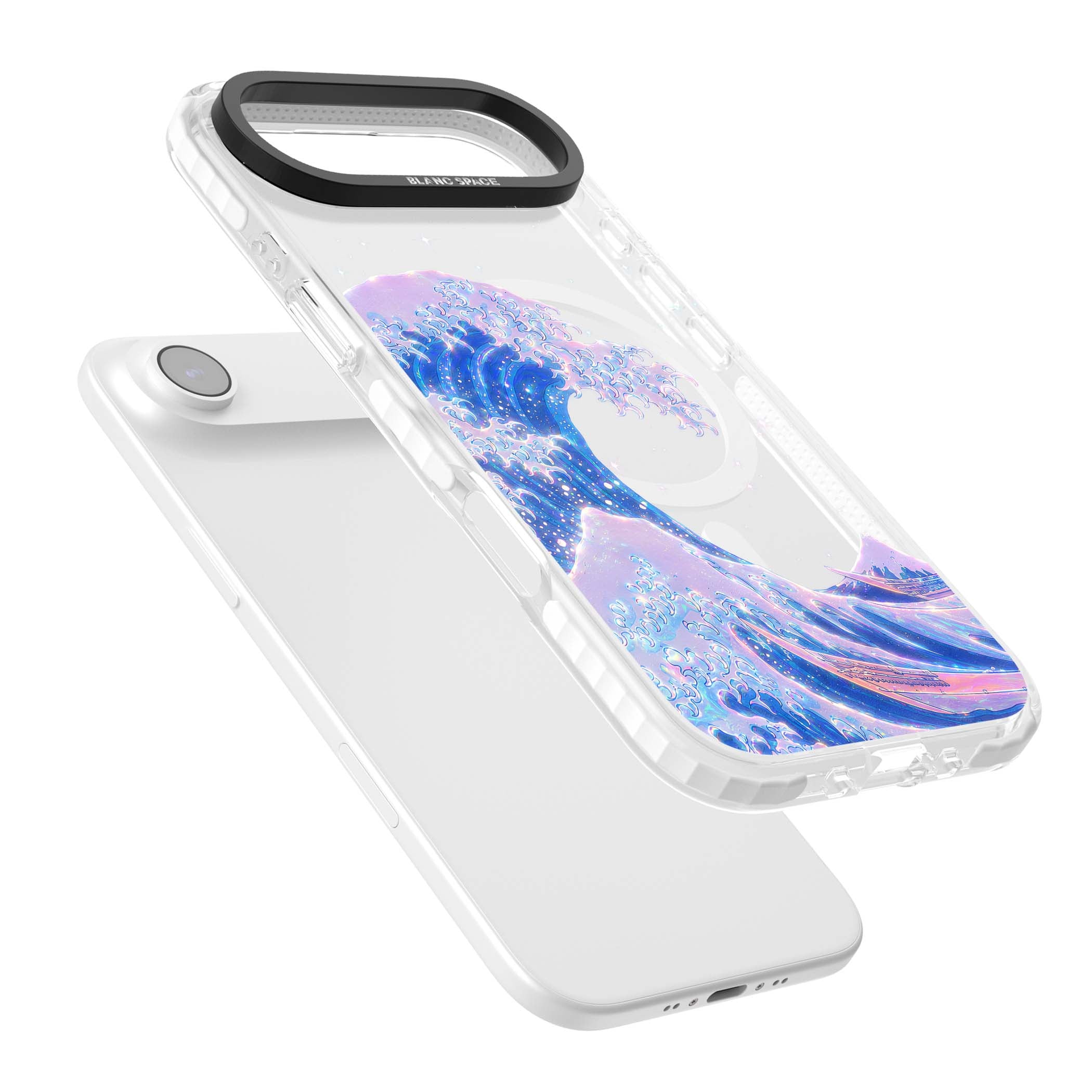 The Great Wave In Opal japanese iPhone case | Impact Magsafe case for iPhone Air
