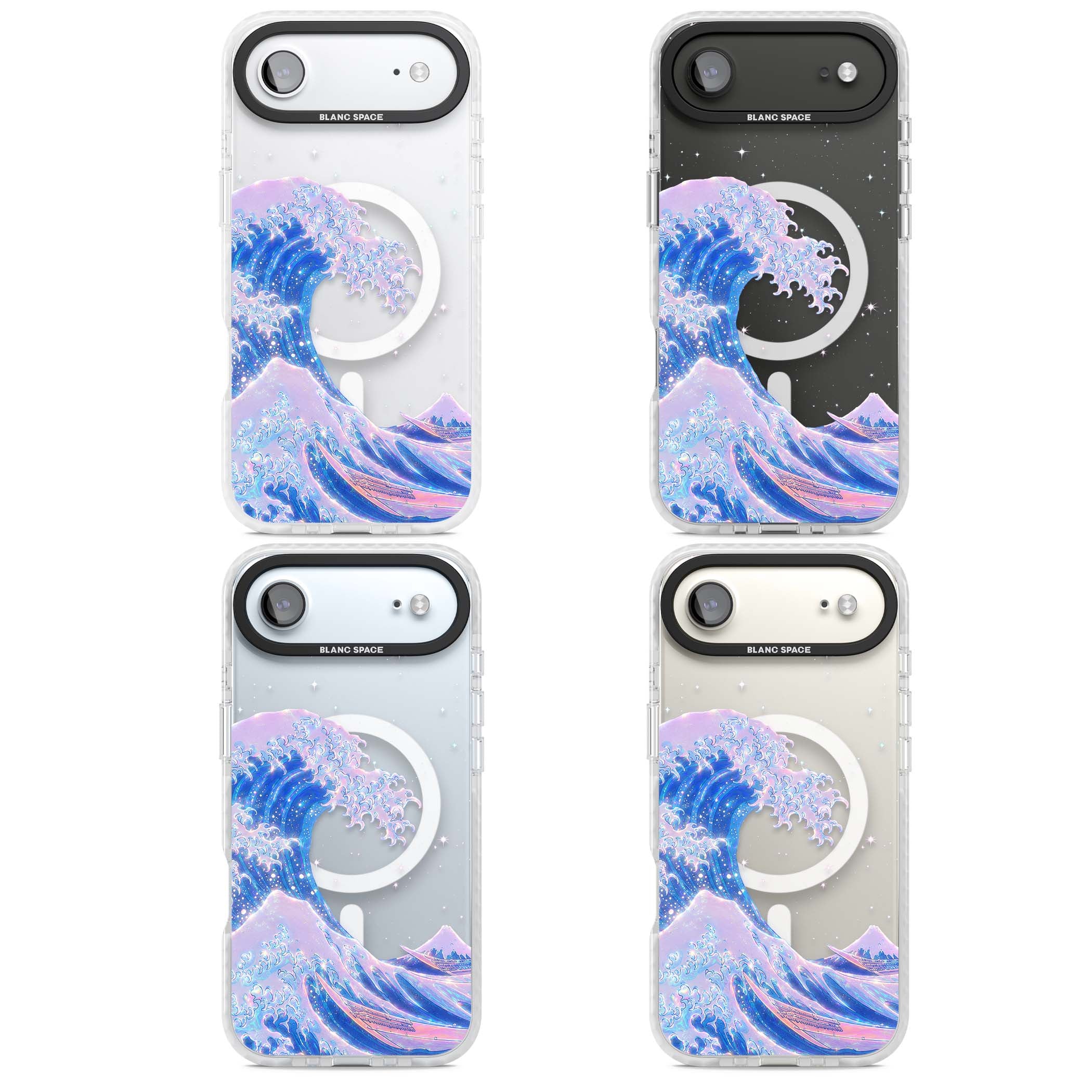 The Great Wave In Opal japanese iPhone case | Impact Magsafe case for iPhone Air