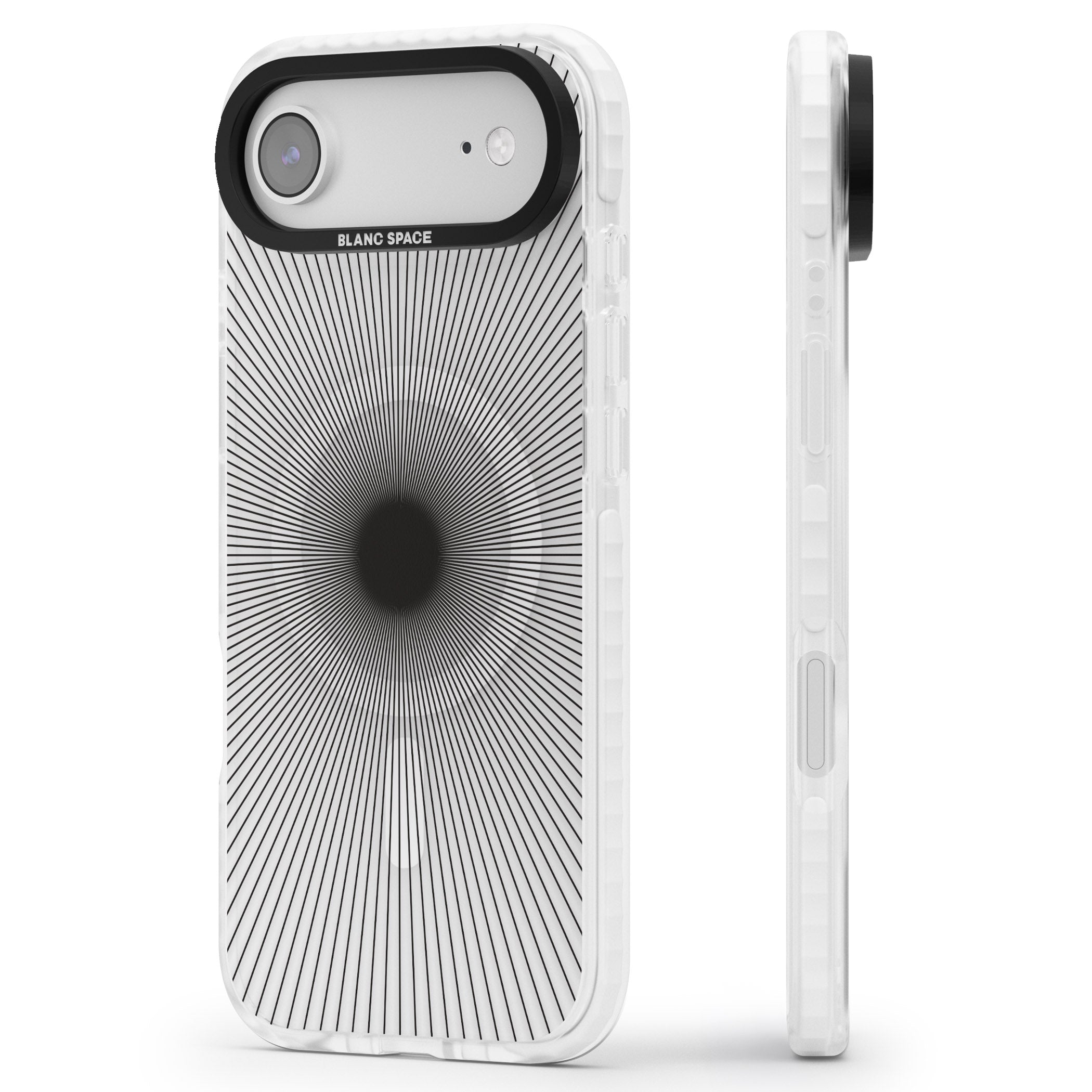 Sunburst iPhone 17 Air Impact Pro Clear Phone Case Side Profile