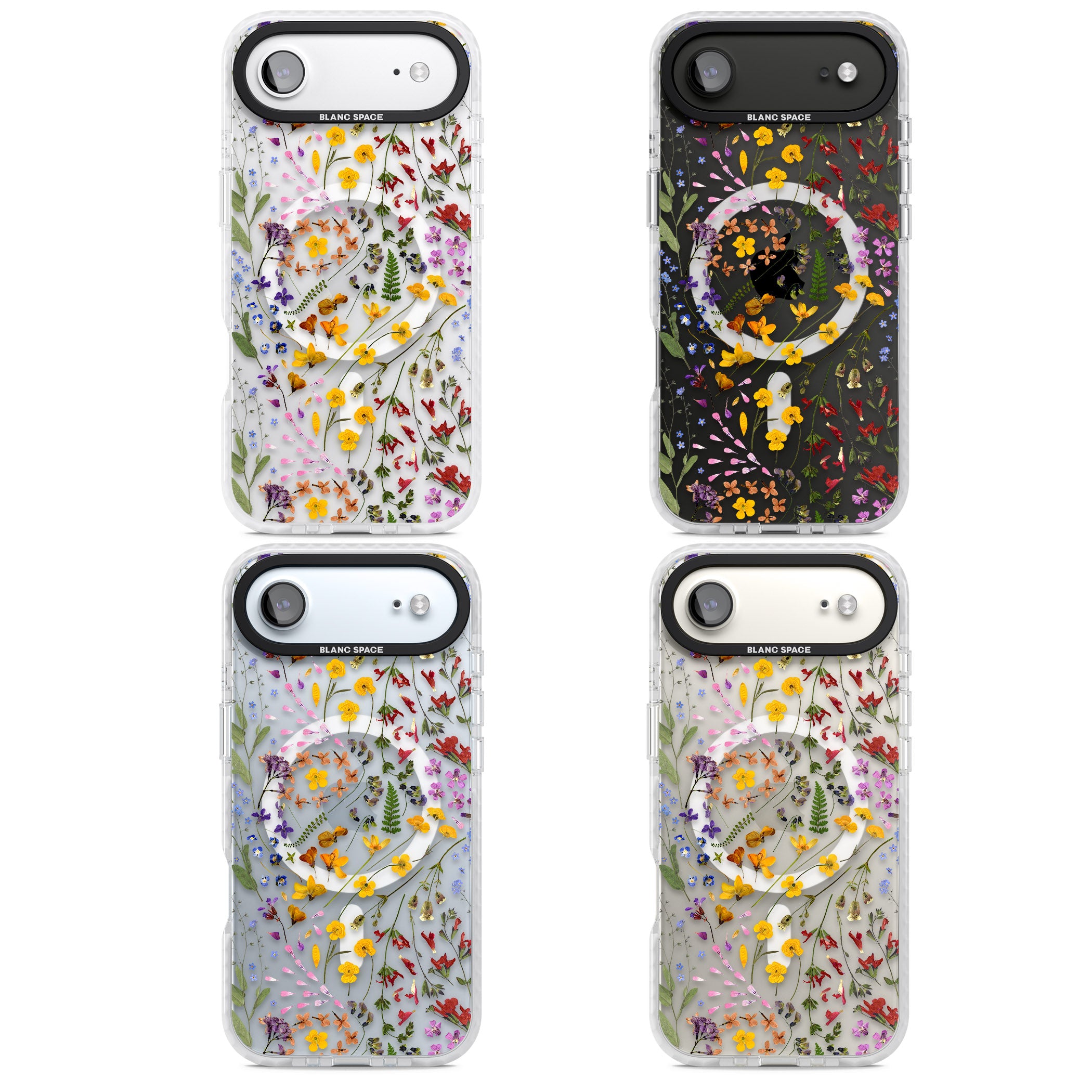 Wildflower iPhone 17 Air Impact Pro Clear Phone Case APT Impact Protection