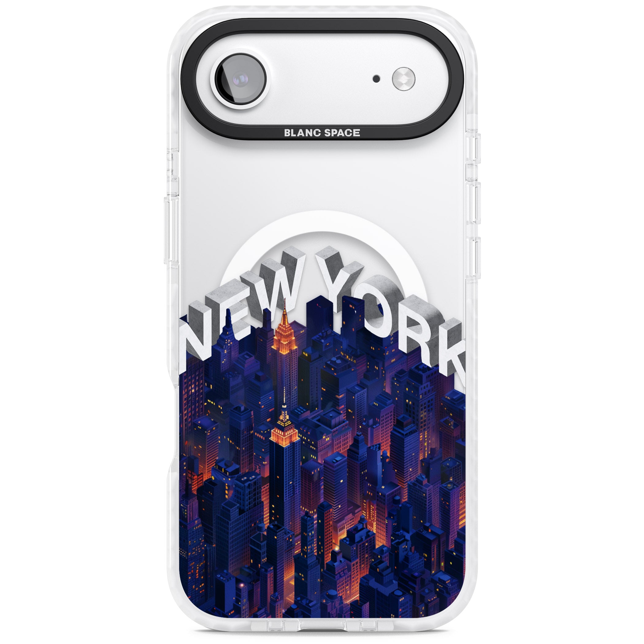 New York City iPhone 17 Air Impact Pro Clear Phone Case