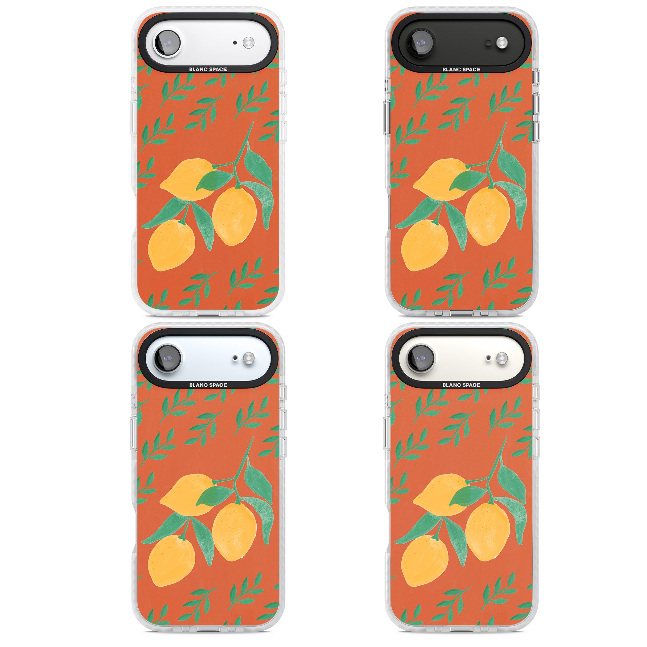 Tuscan Lemons iPhone 17 Air Impact Pro Clear Phone Case APT Impact Protection