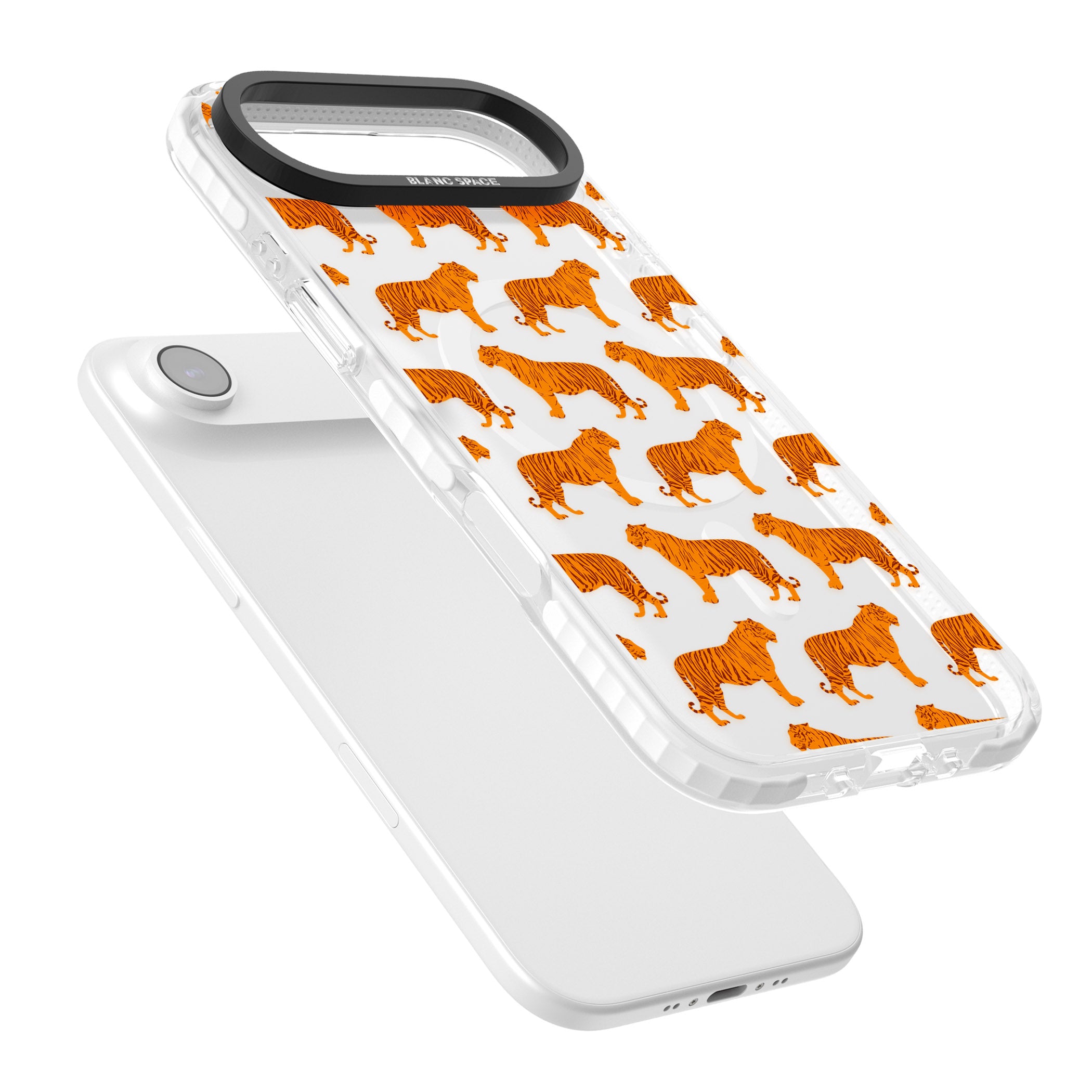 Tiger Pattern iPhone 17 Air Impact Pro Clear Phone Case Colours