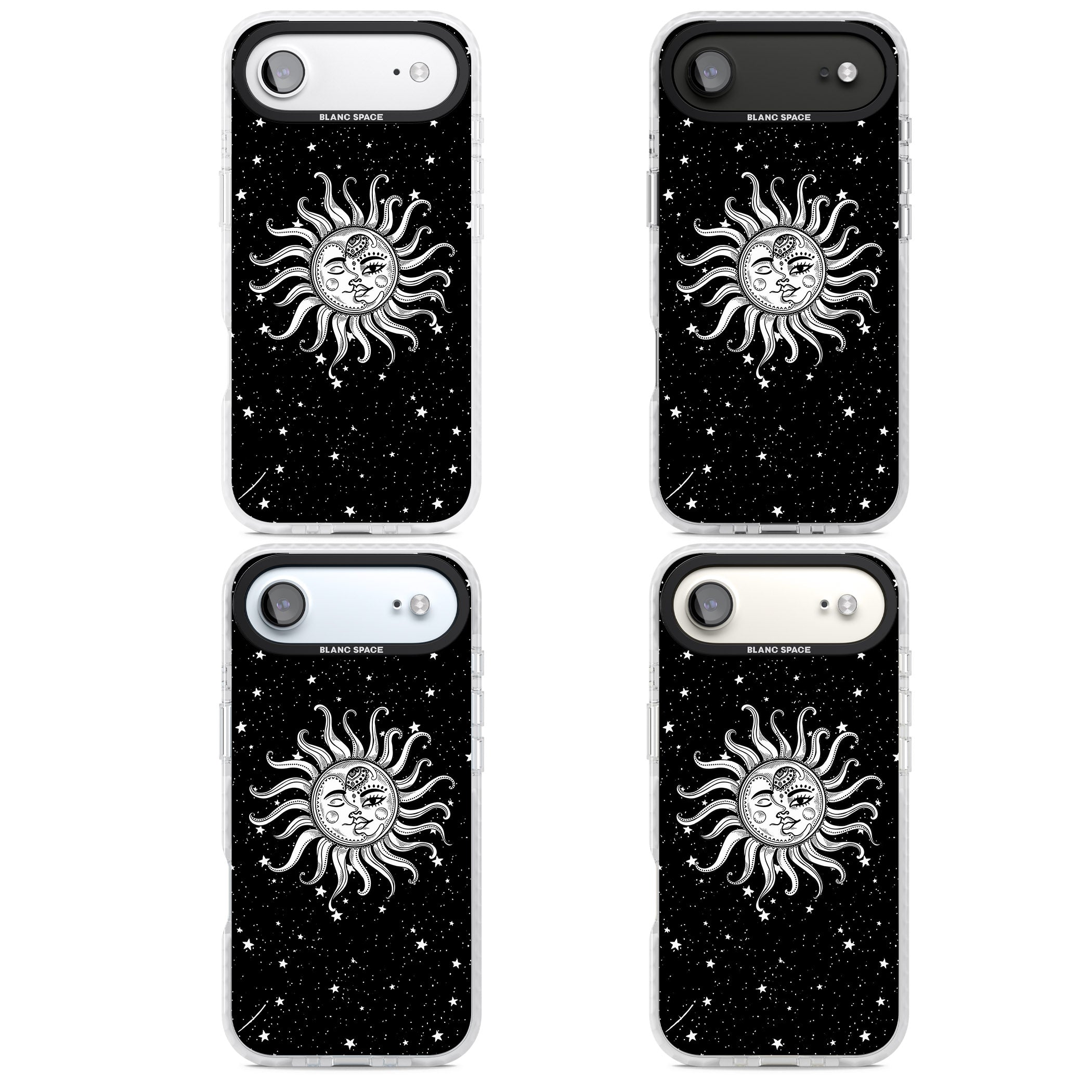 Mystic Sun Moon iPhone 17 Air Impact Pro Clear Phone Case APT Impact Protection