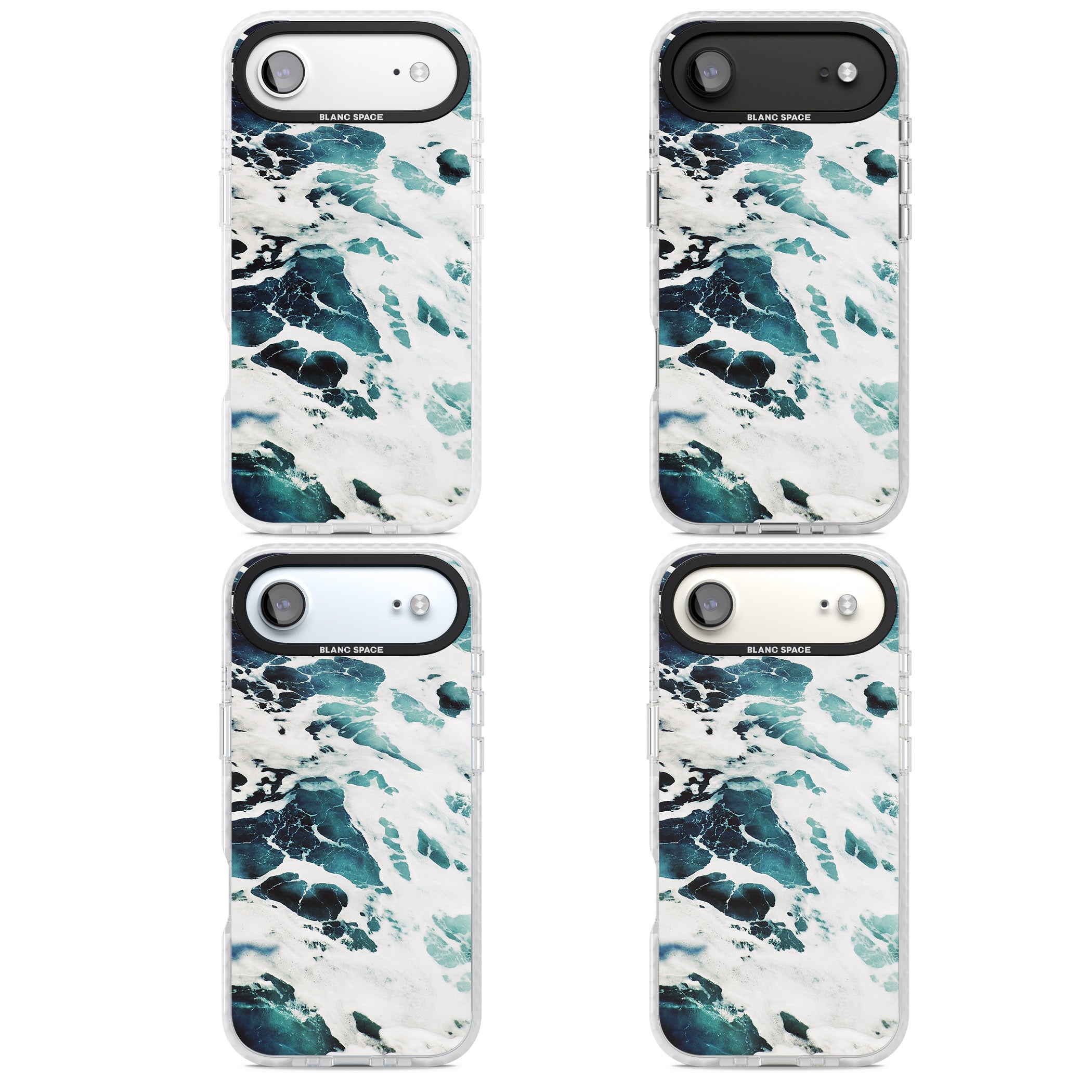 Ocean Surge iPhone 17 Air Impact Pro Clear Phone Case APT Impact Protection