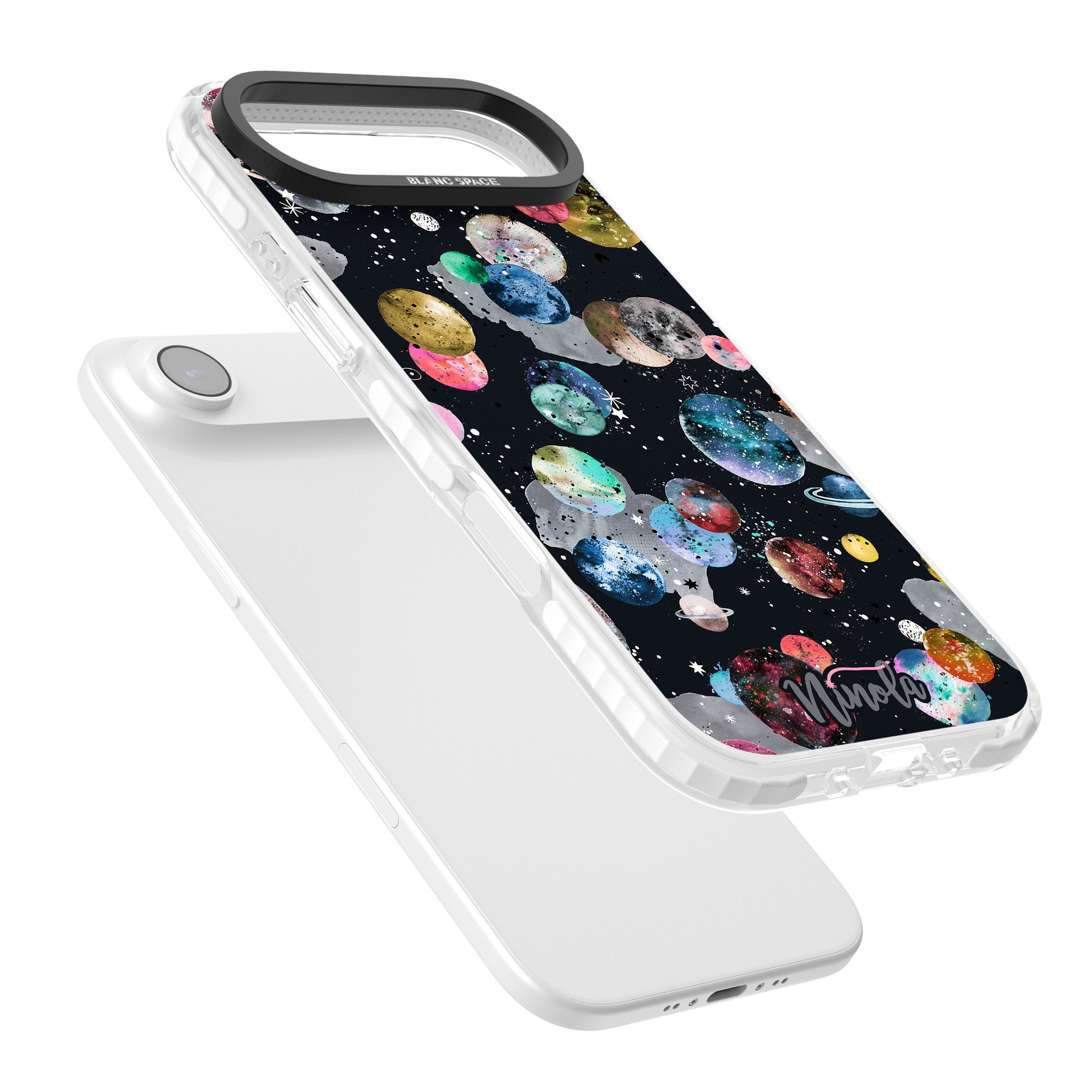 Cosmic Galaxy iPhone 17 Air Impact Pro Clear Phone Case Colours