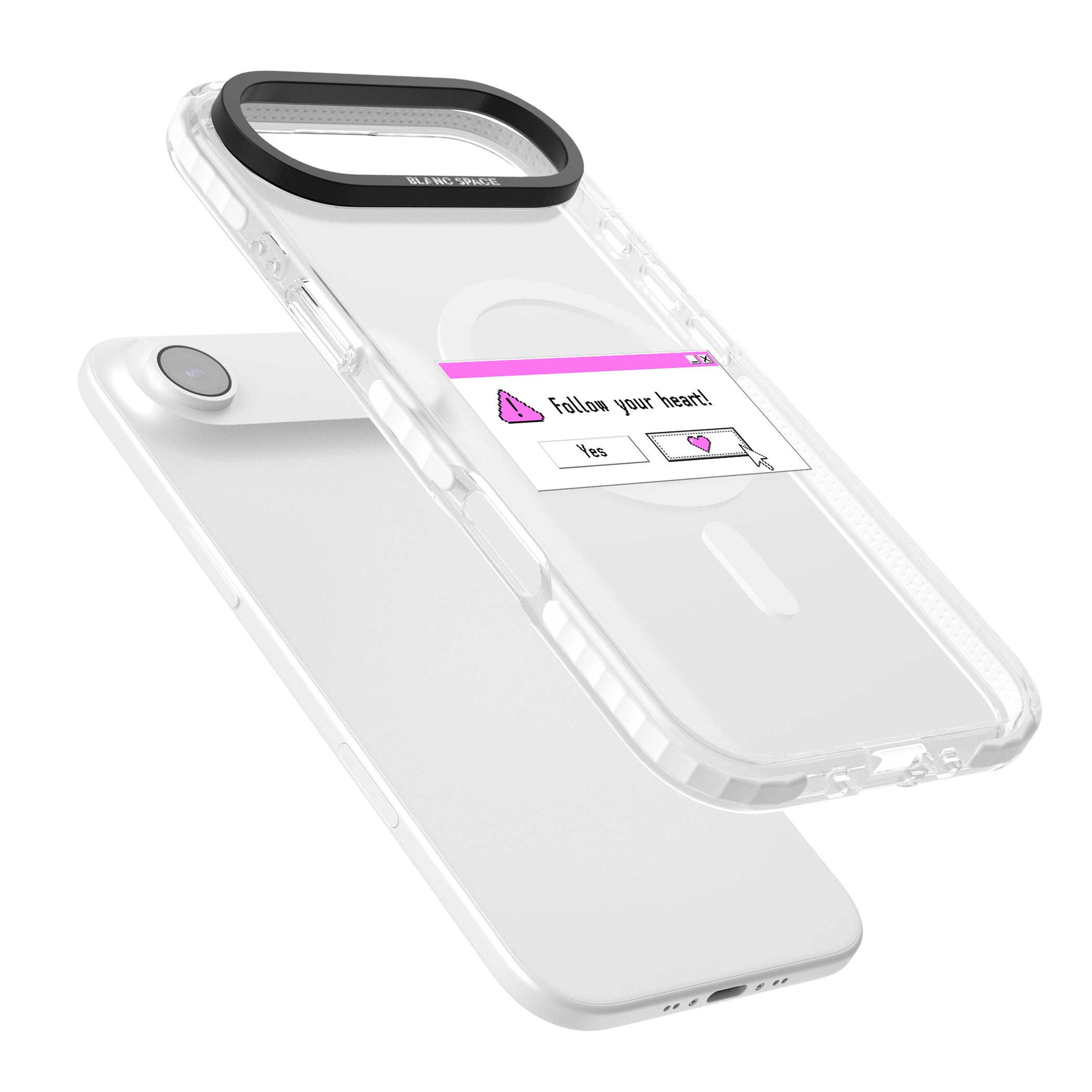 Follow Your Heart.Exe iPhone 17 Air Impact Pro Clear Phone Case Colours