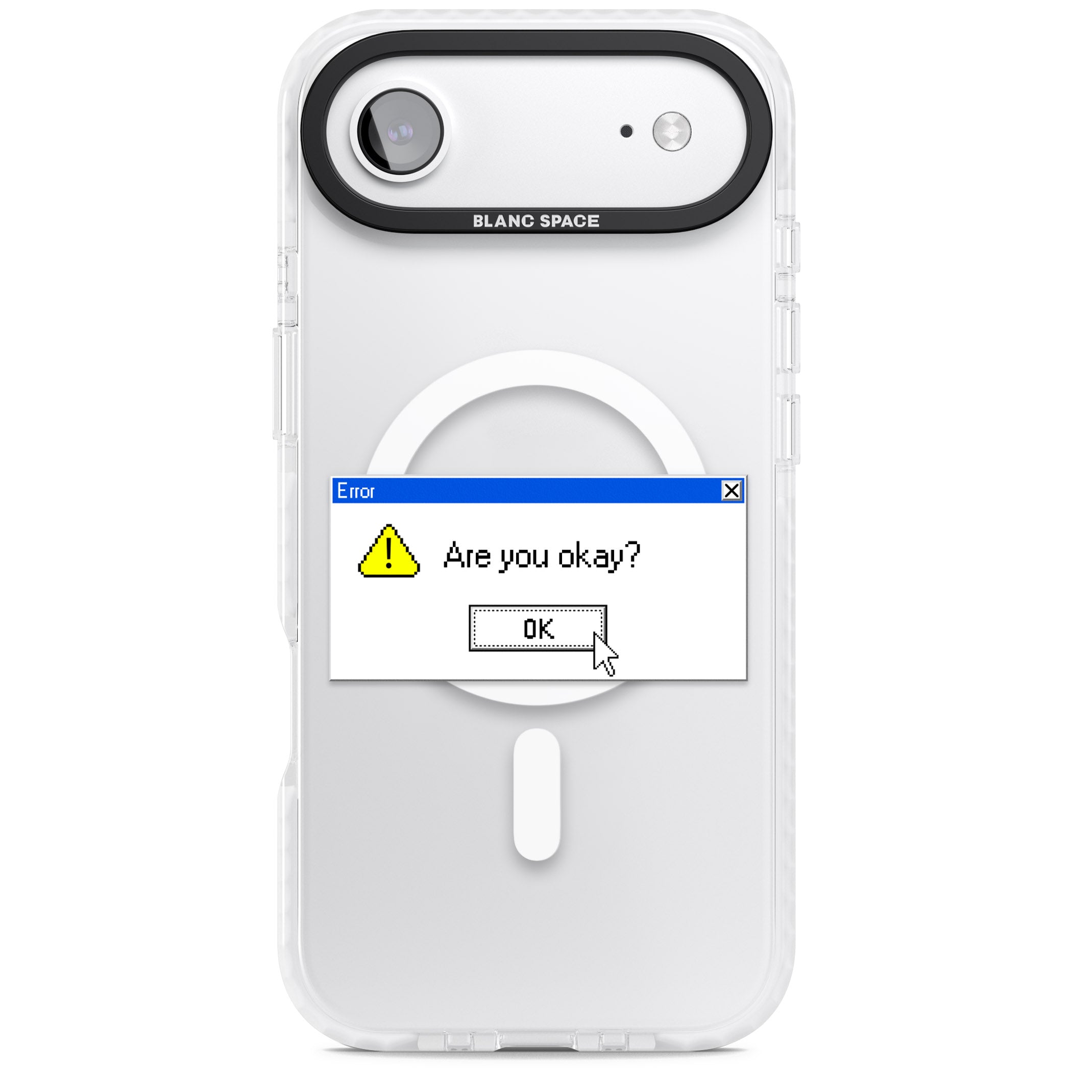 Are You Okay Exe iPhone 17 Air Impact Pro Clear Phone Case