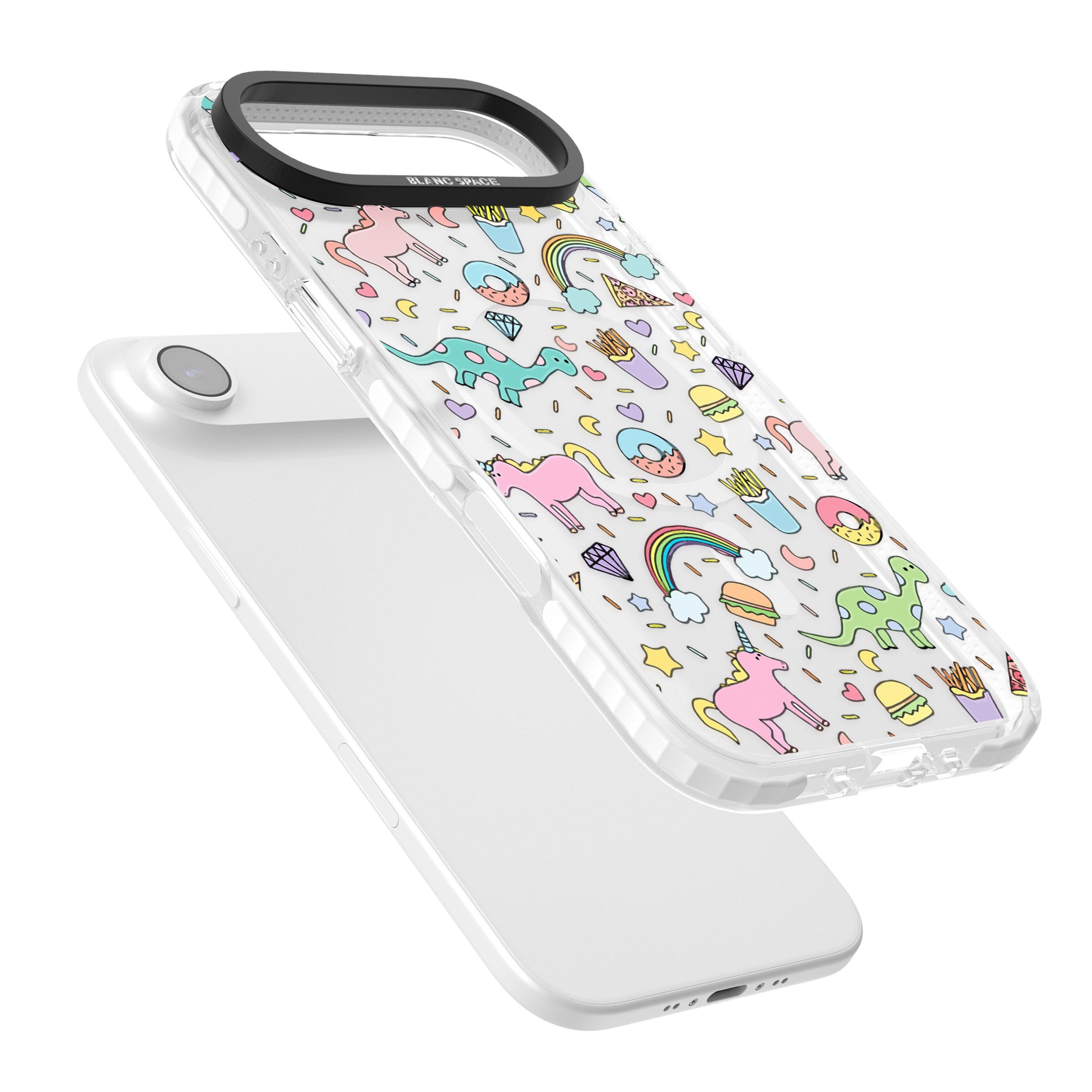 Cute Pattern iPhone 17 Air Impact Pro Clear Phone Case Colours