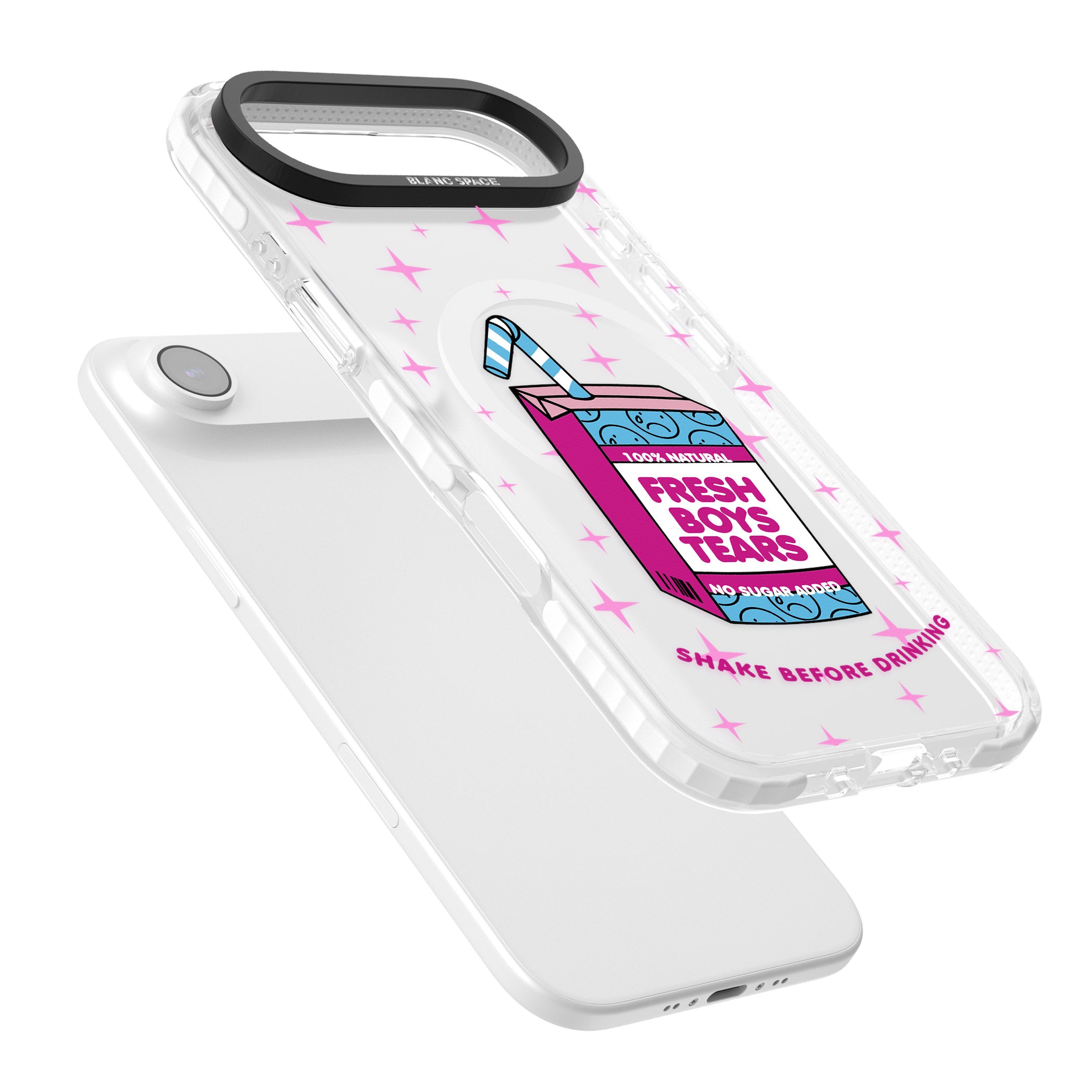 Boy Tears iPhone 17 Air Impact Pro Clear Phone Case Colours