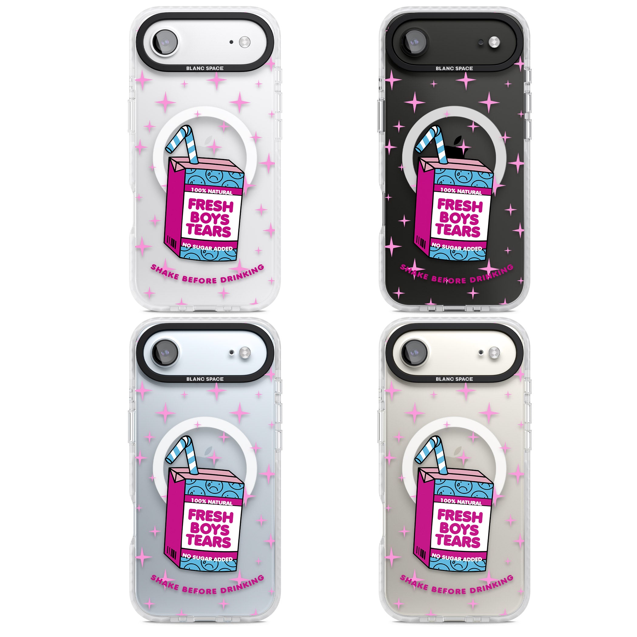 Boy Tears iPhone 17 Air Impact Pro Clear Phone Case APT Impact Protection