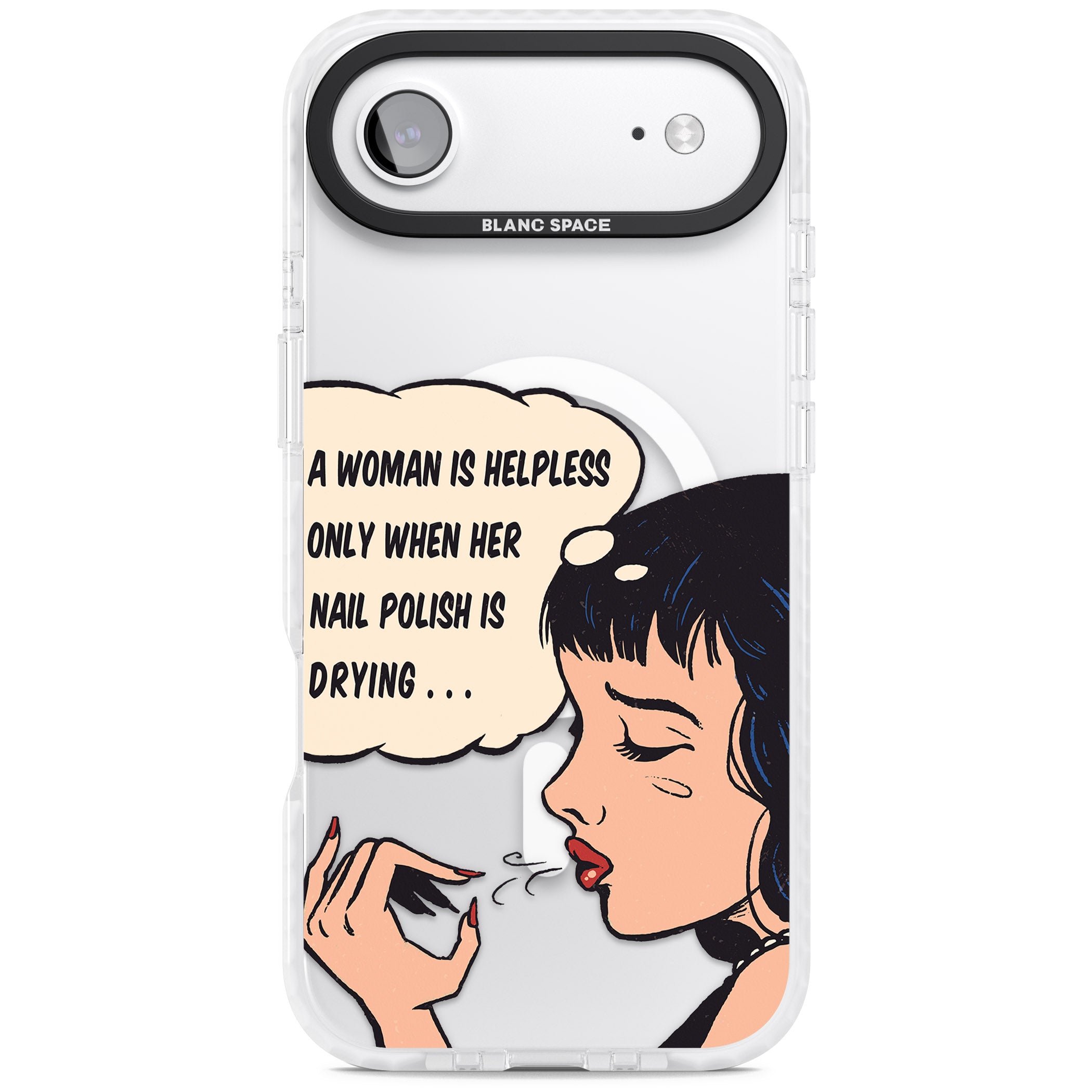 Drying Nails Pop Art iPhone 17 Air Impact Pro Clear Phone Case