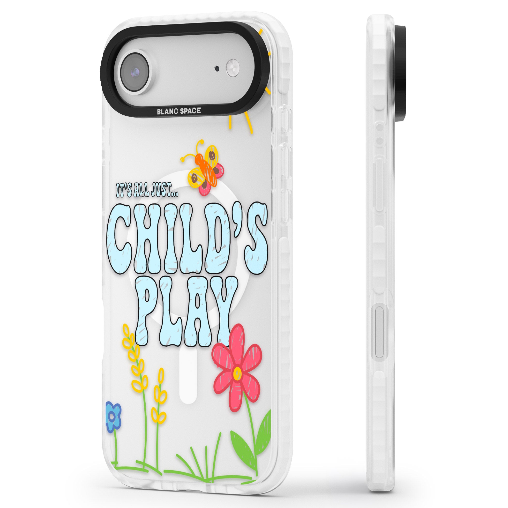 Child'S Play iPhone 17 Air Impact Pro Clear Phone Case Side Profile