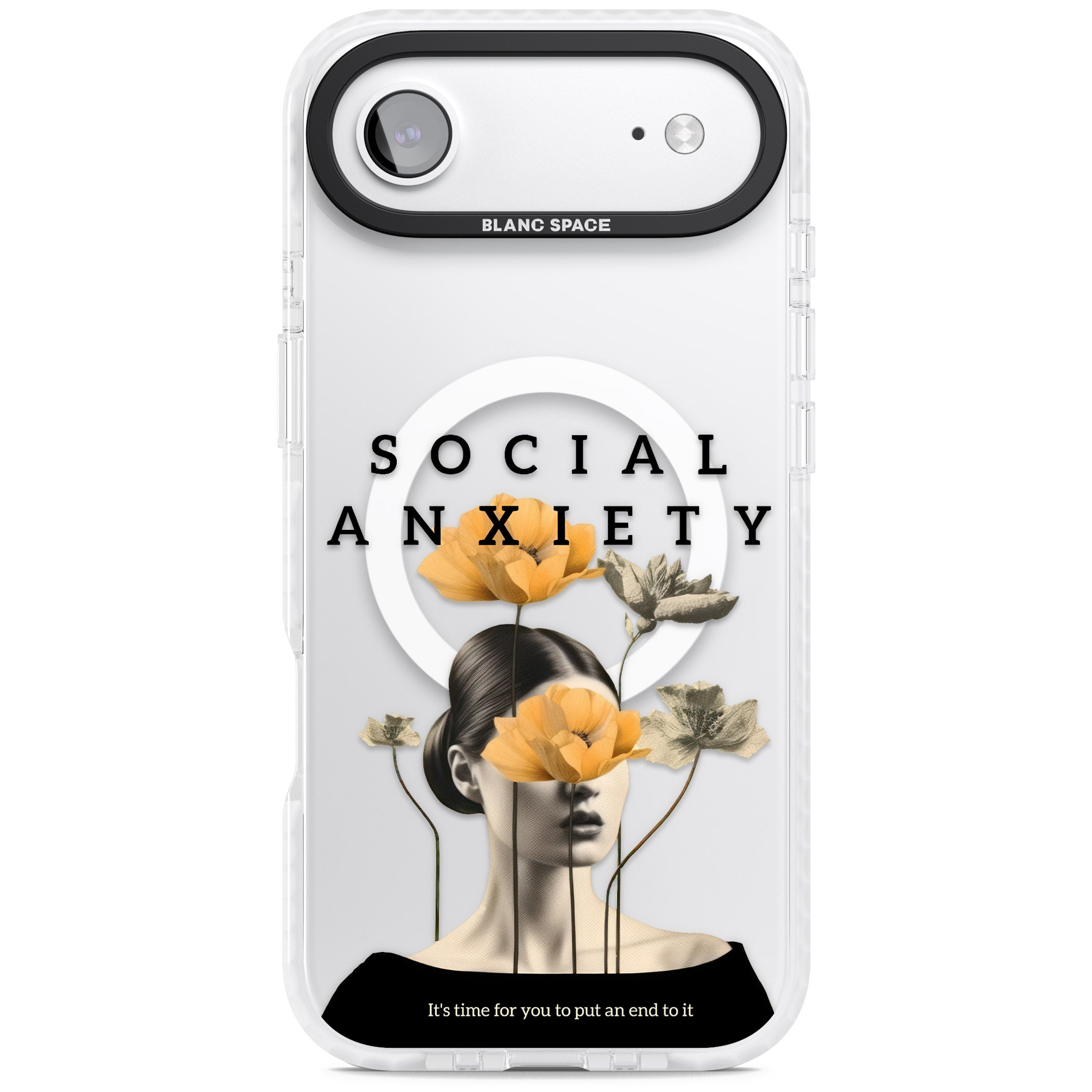 Social Anxiety iPhone 17 Air Impact Pro Clear Phone Case