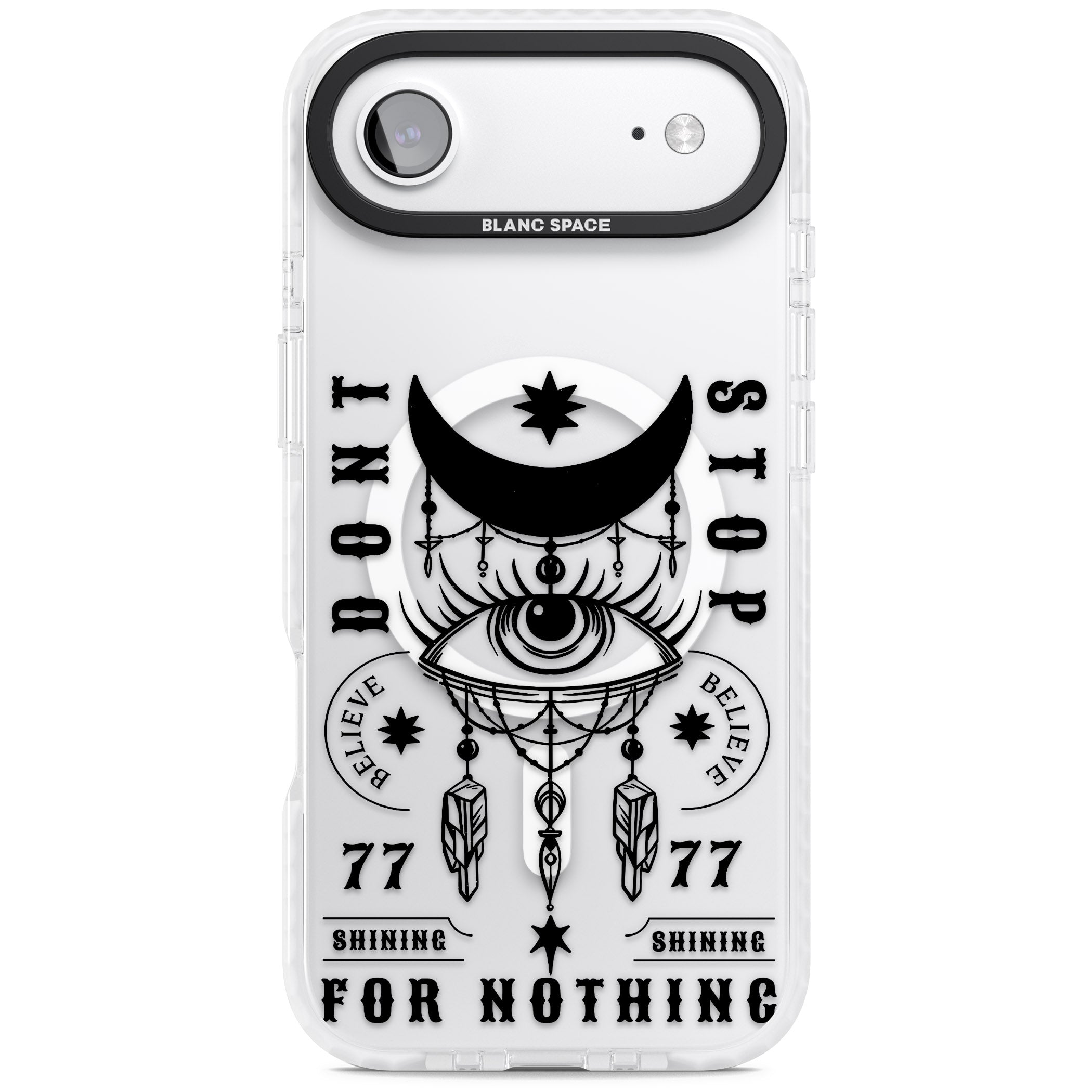 Dont Stop For Nothing iPhone 17 Air Impact Pro Clear Phone Case